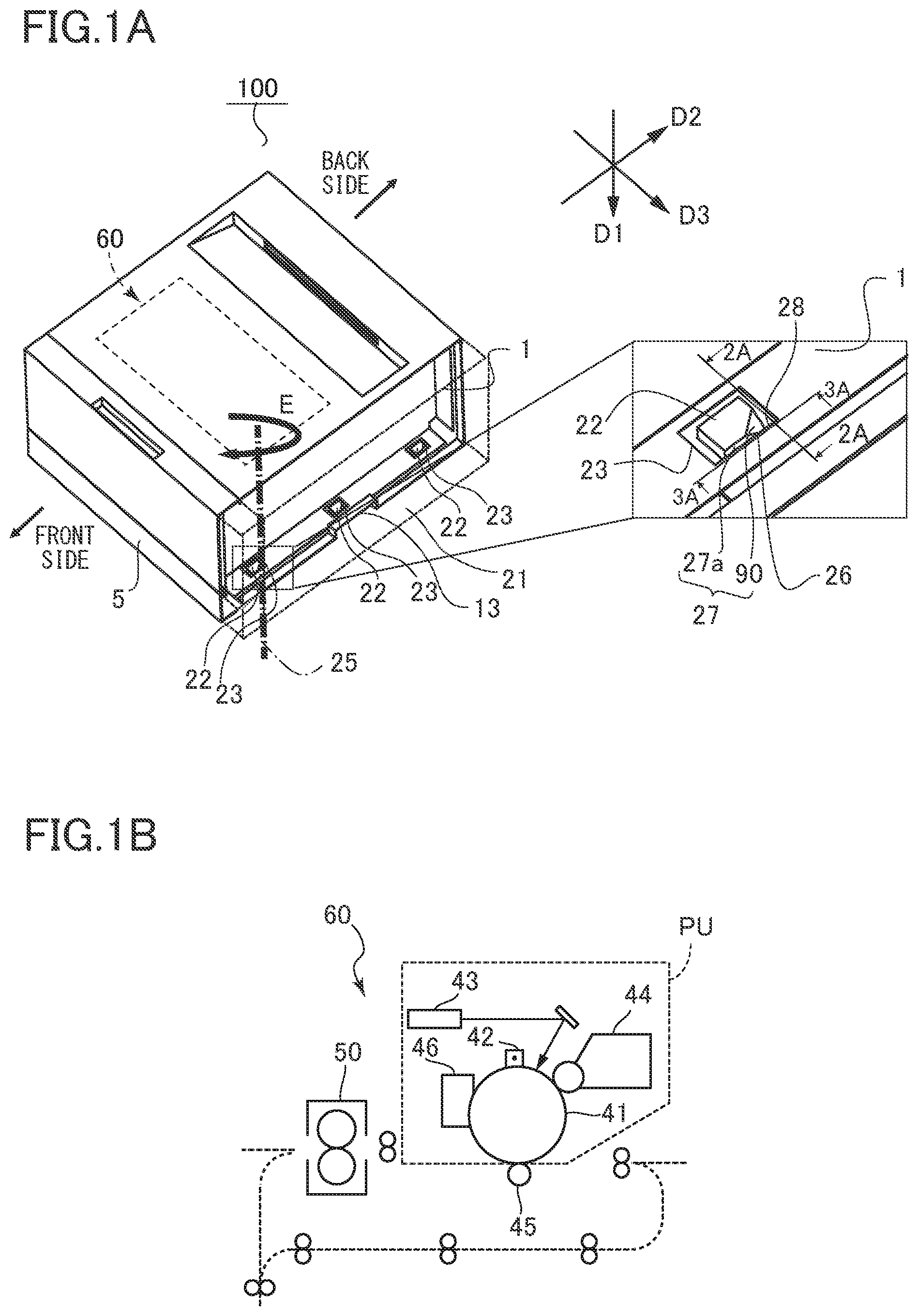 Patent US11841671 — Apparatus and image forming apparatus having cover attached by first and second engagement portions — Figure 1