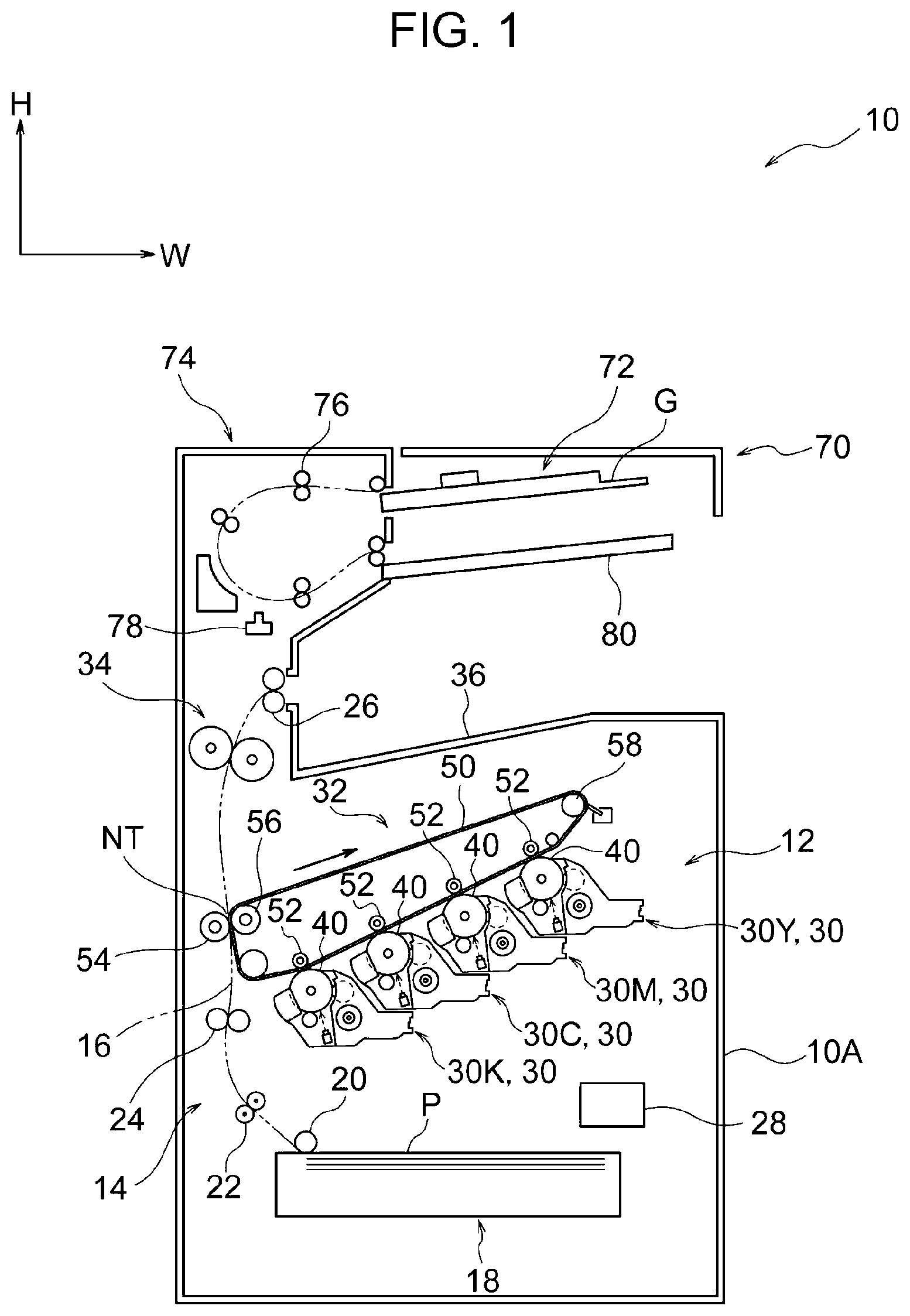 Patent US11841672 — Image forming apparatus — Figure 1