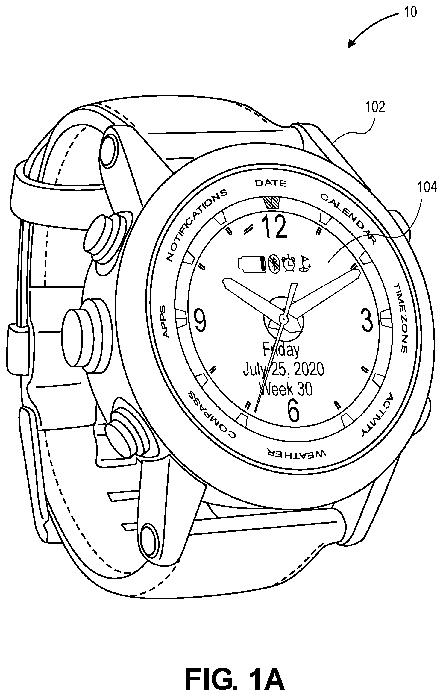 Patent US11841686 — Integrated energy-collecting display module with core out — Figure 1