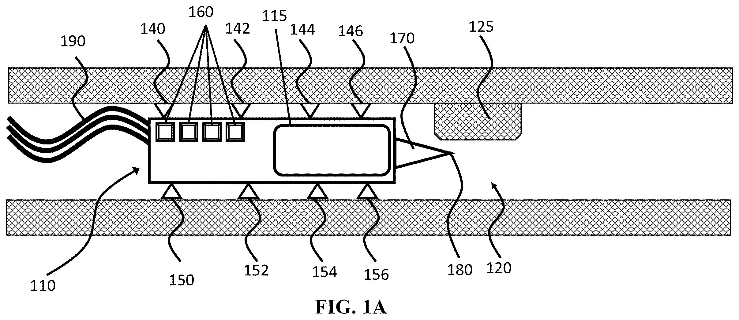 Patent US11841695 — 3D printing in a confined space — Figure 1