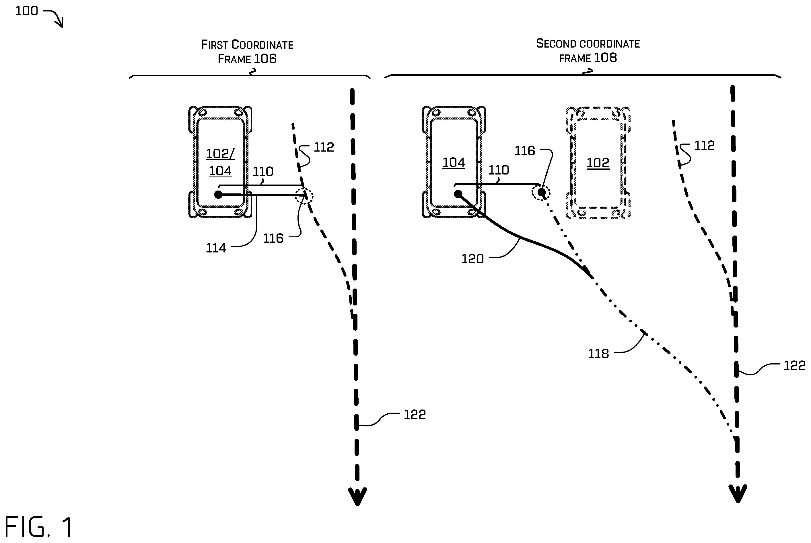 Patent US11841708 Figure 1 – System and method for adjusting a planned trajectory of an autonomous vehicle