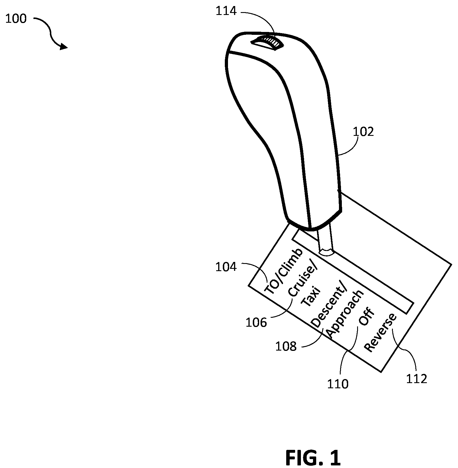 Patent US11841712 Figure 1 – System and method for controlling flight path of a blown lift aircraft
