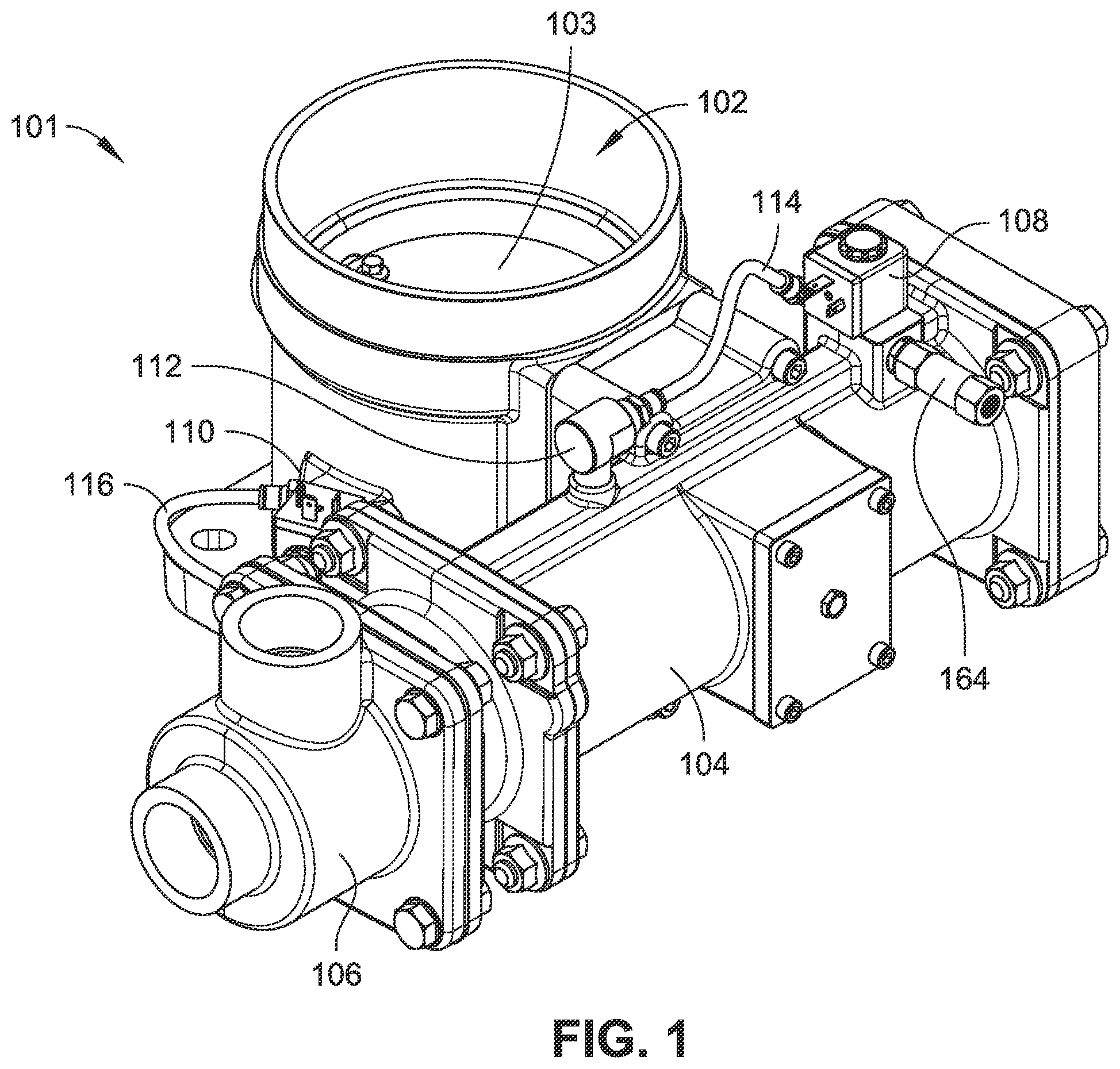 Patent US11841718 — Pneumatic inlet/blowdown valve assembly — Figure 1