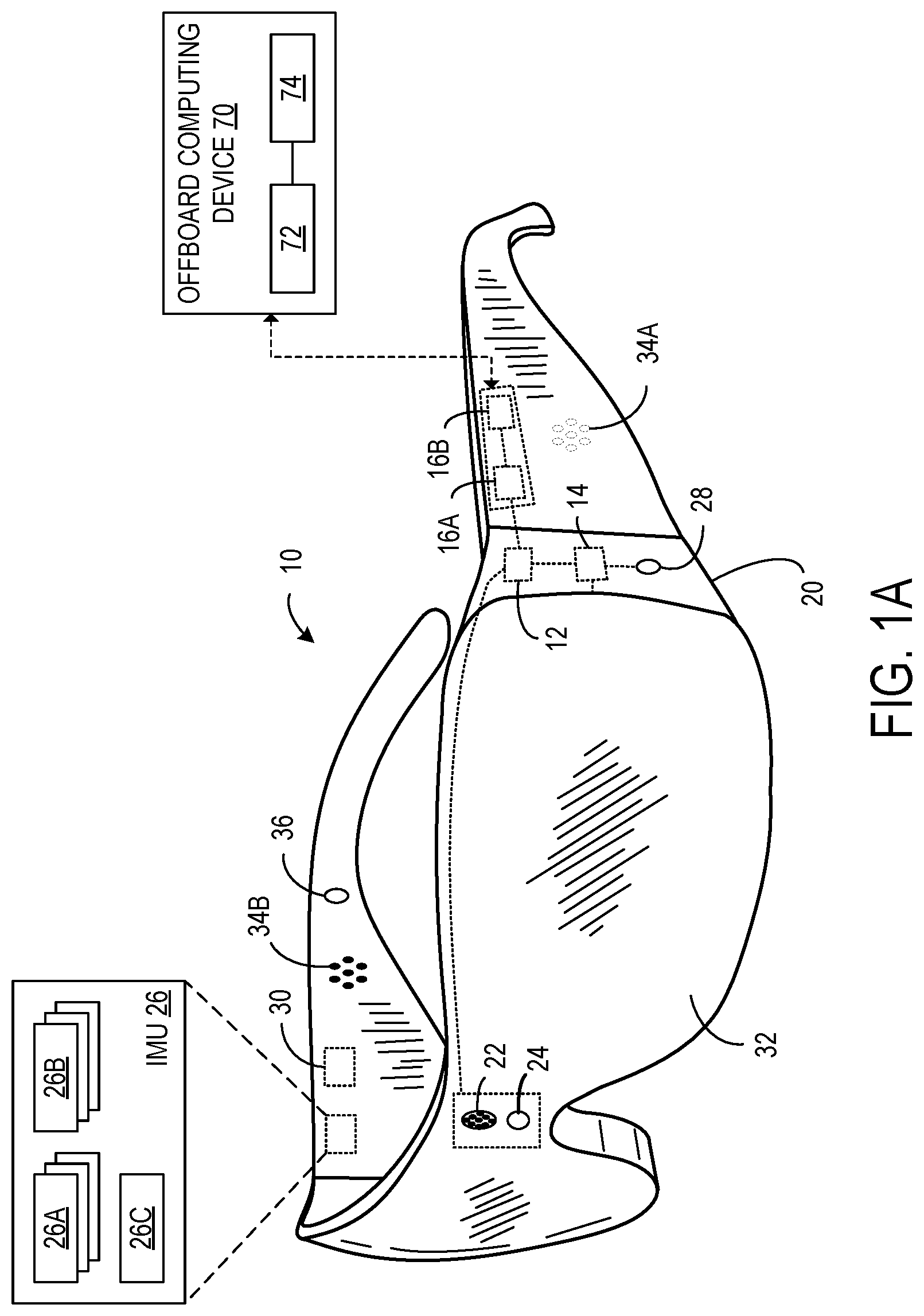 Patent US11841741 Figure 1 – Composite pose estimate for wearable computing device
