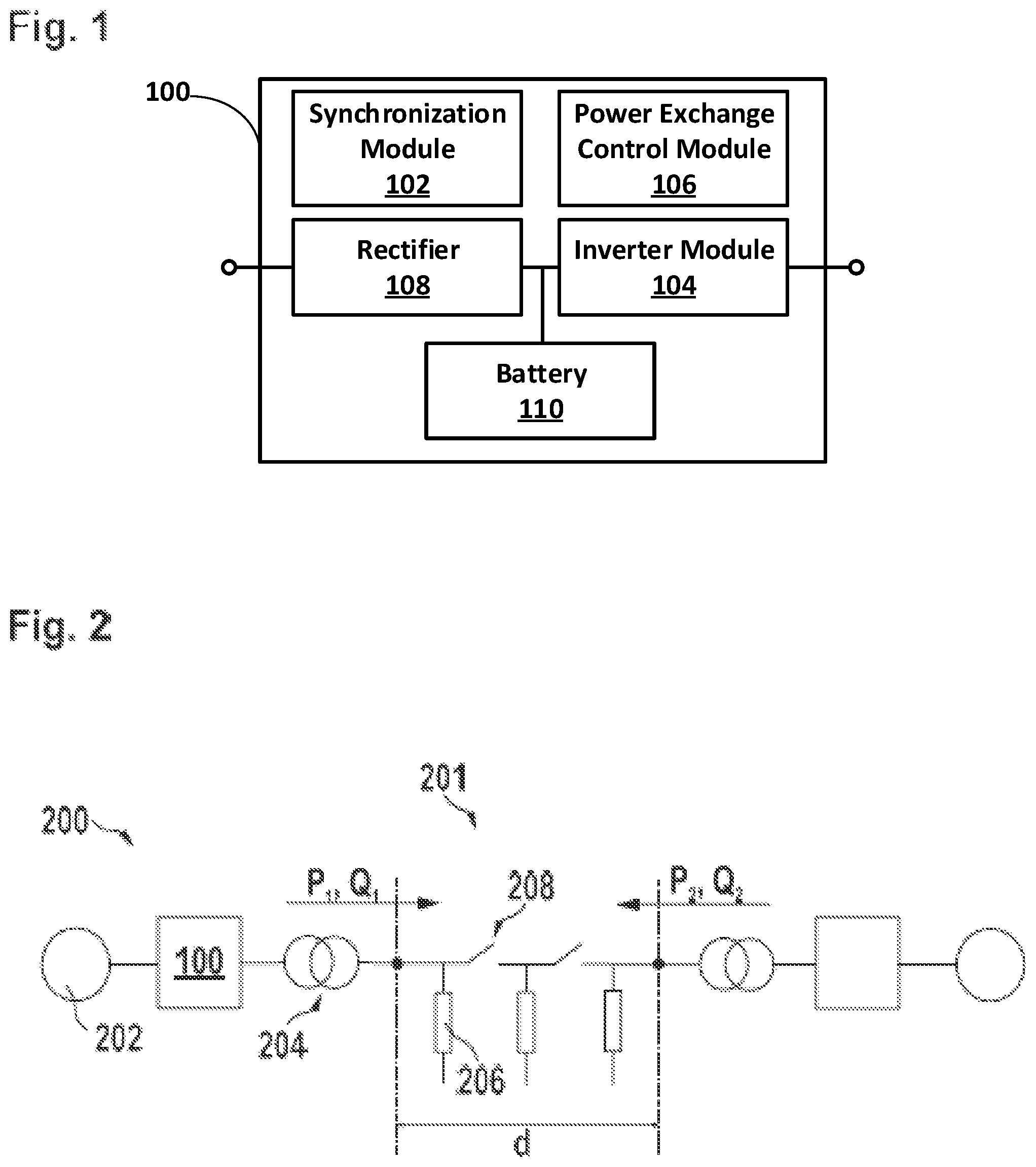 Patent US11841755 — Power supply device for powering a power line — Figure 1