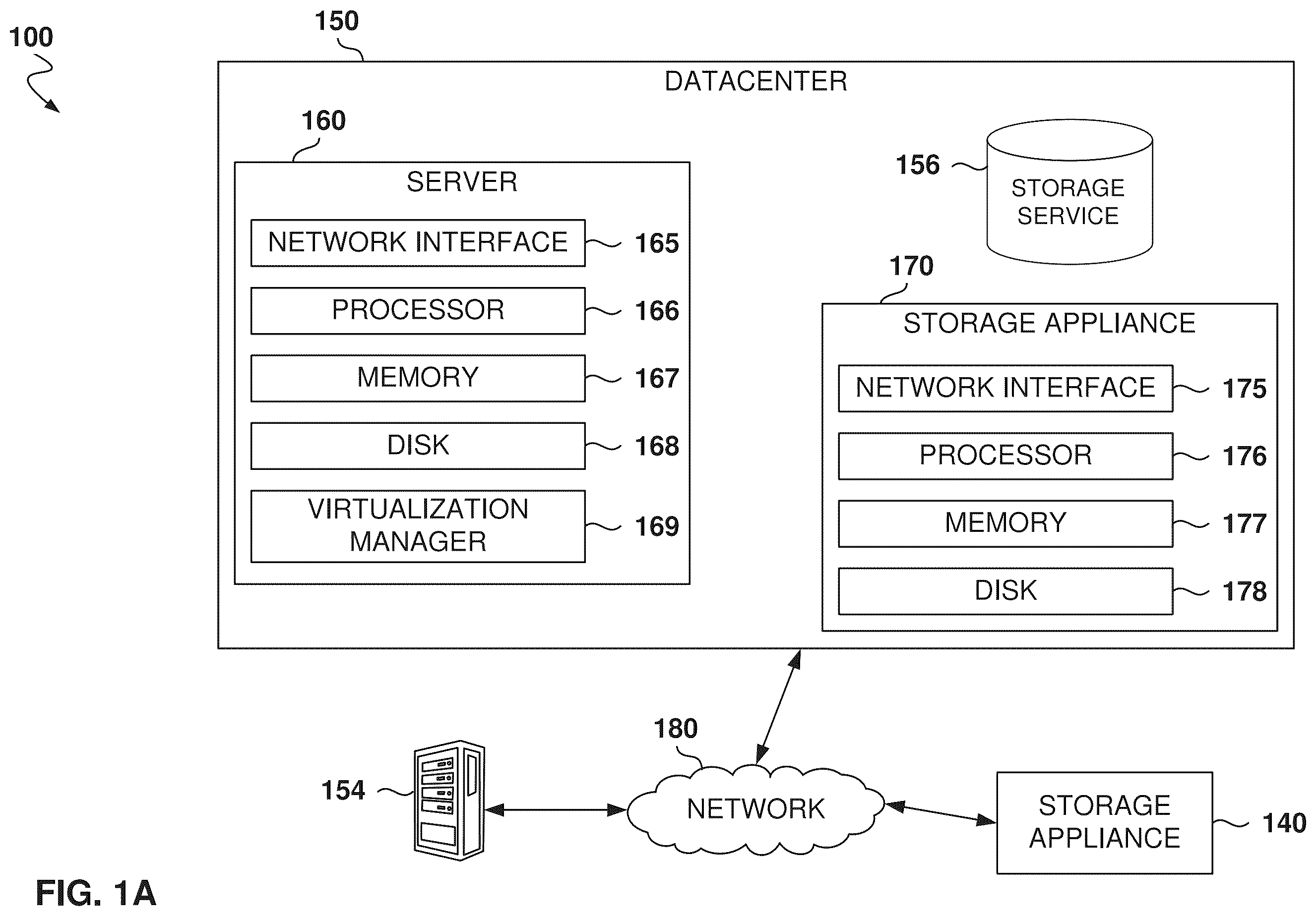 Patent US11841774 — Integration of database with distributed storage system — Figure 1