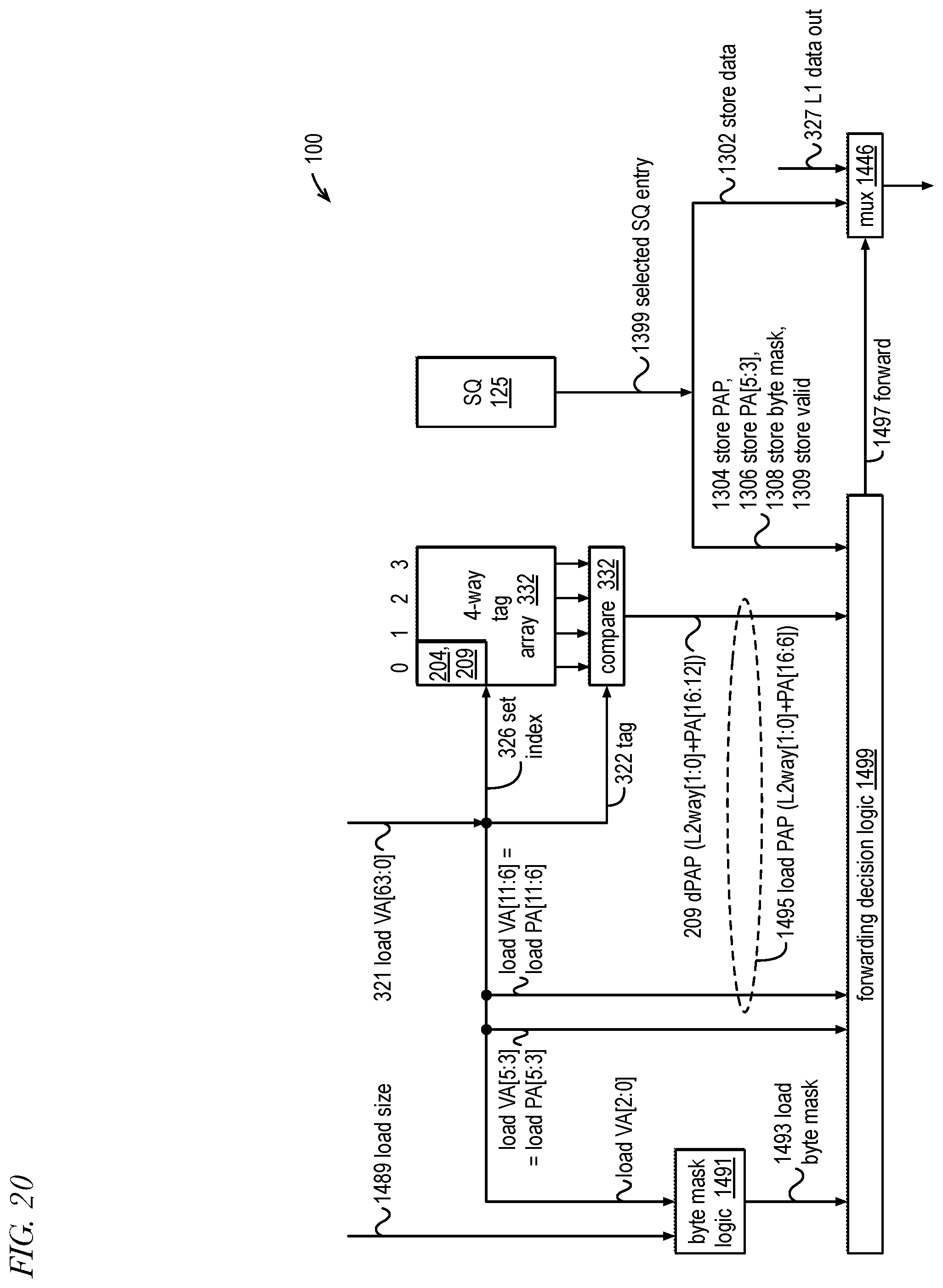 Patent US11841802 Figure 12 – Microprocessor that prevents same address load-load ordering violations