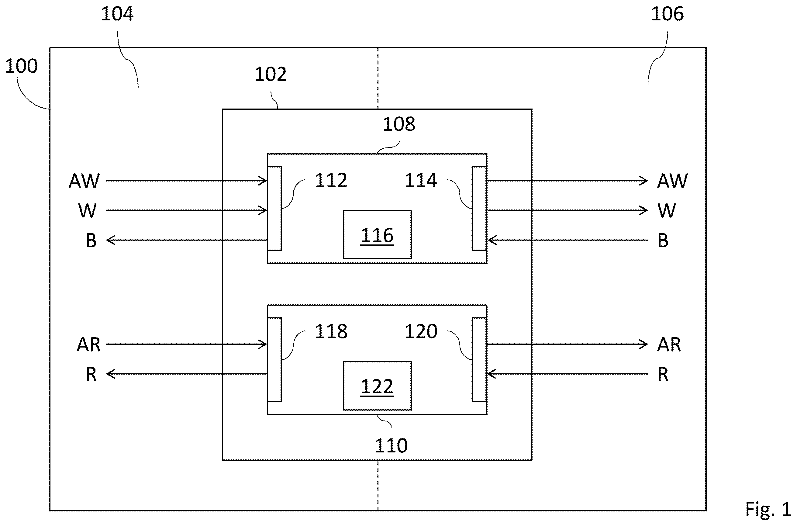 Patent US11841812 — Data bus bridge — Figure 1