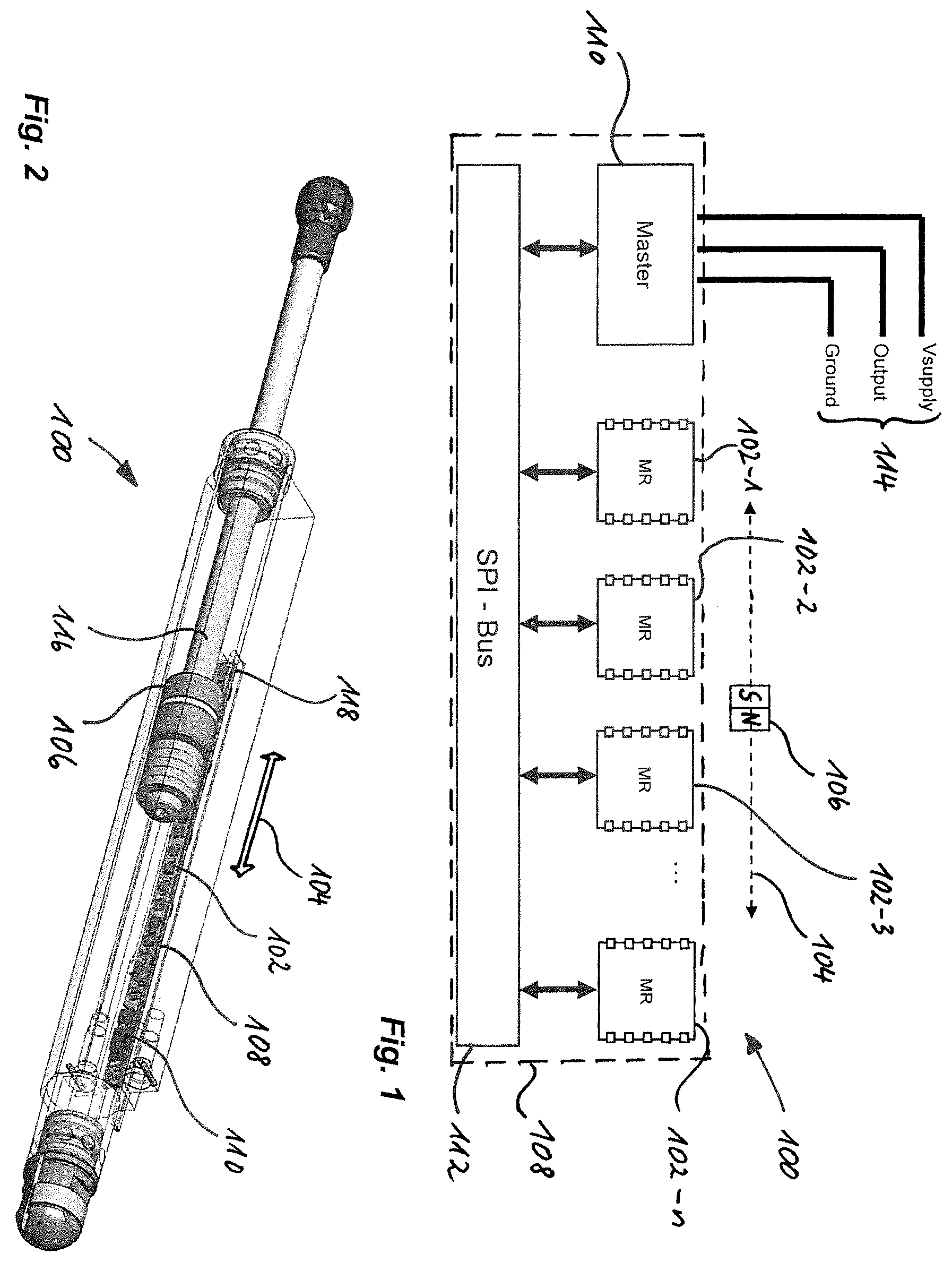 Patent US11841818 — Bus-compatible sensor element and communication system — Figure 1