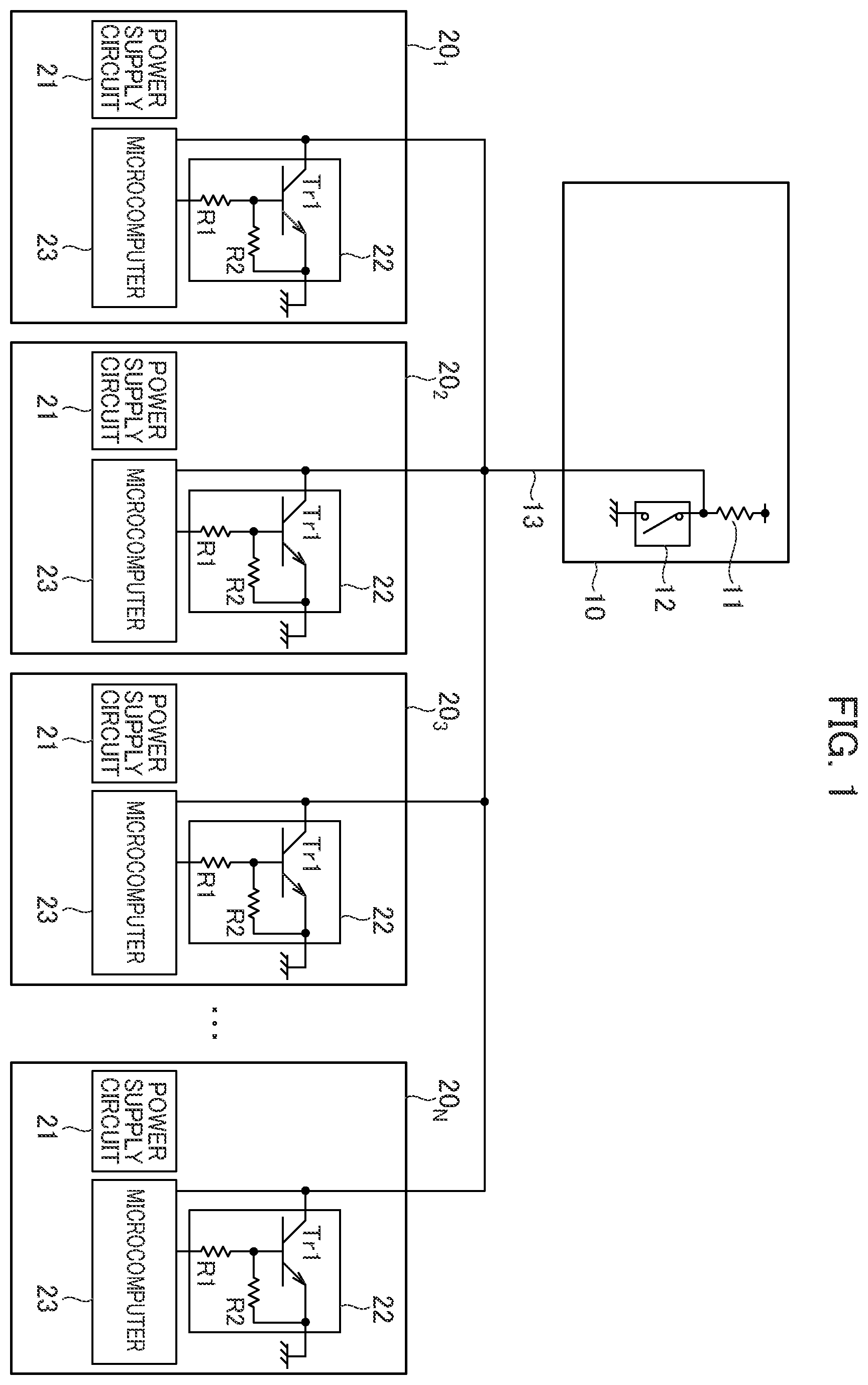 Patent US11847004 — Electronic device system including a plurality of electronic devices and a control device connected to the plurality of electronic devices addressing variations due to clock variations in each electronic device — Figure 1