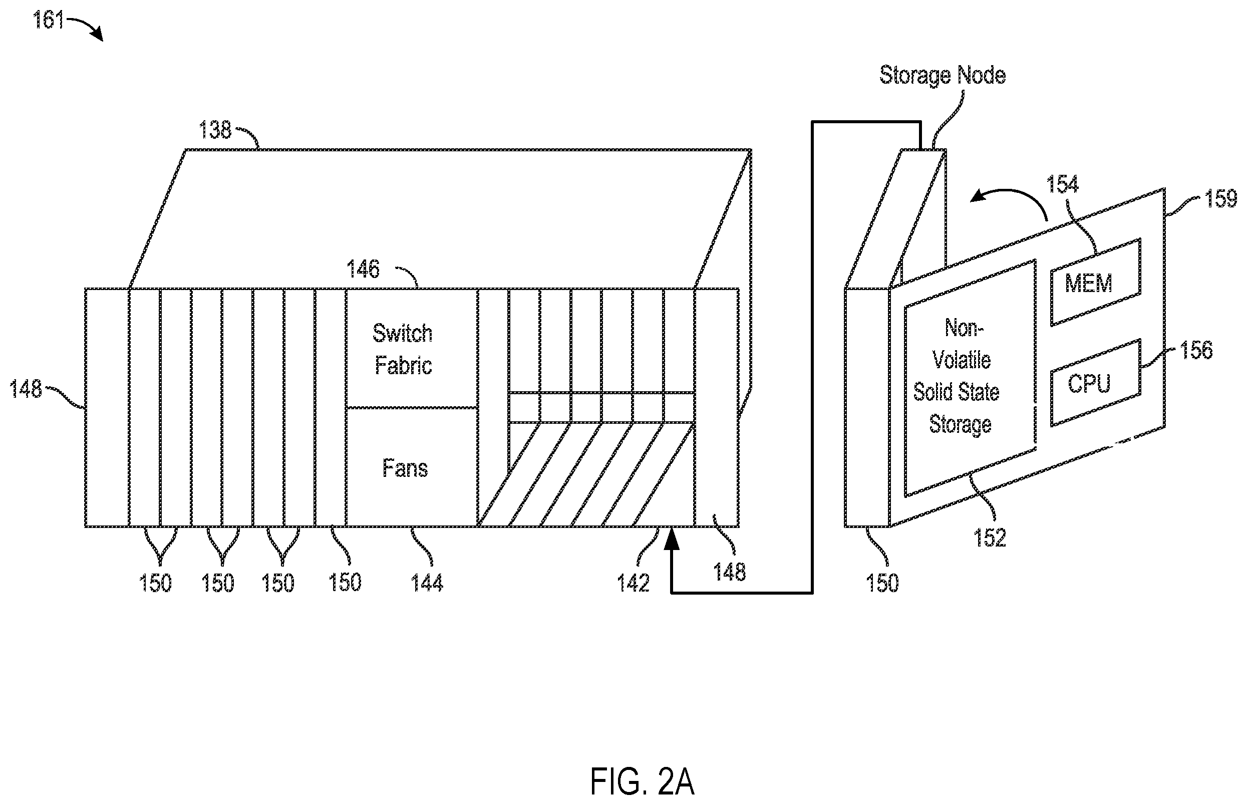 Patent US11847025 Figure 5 – Storage system parity based on system characteristics