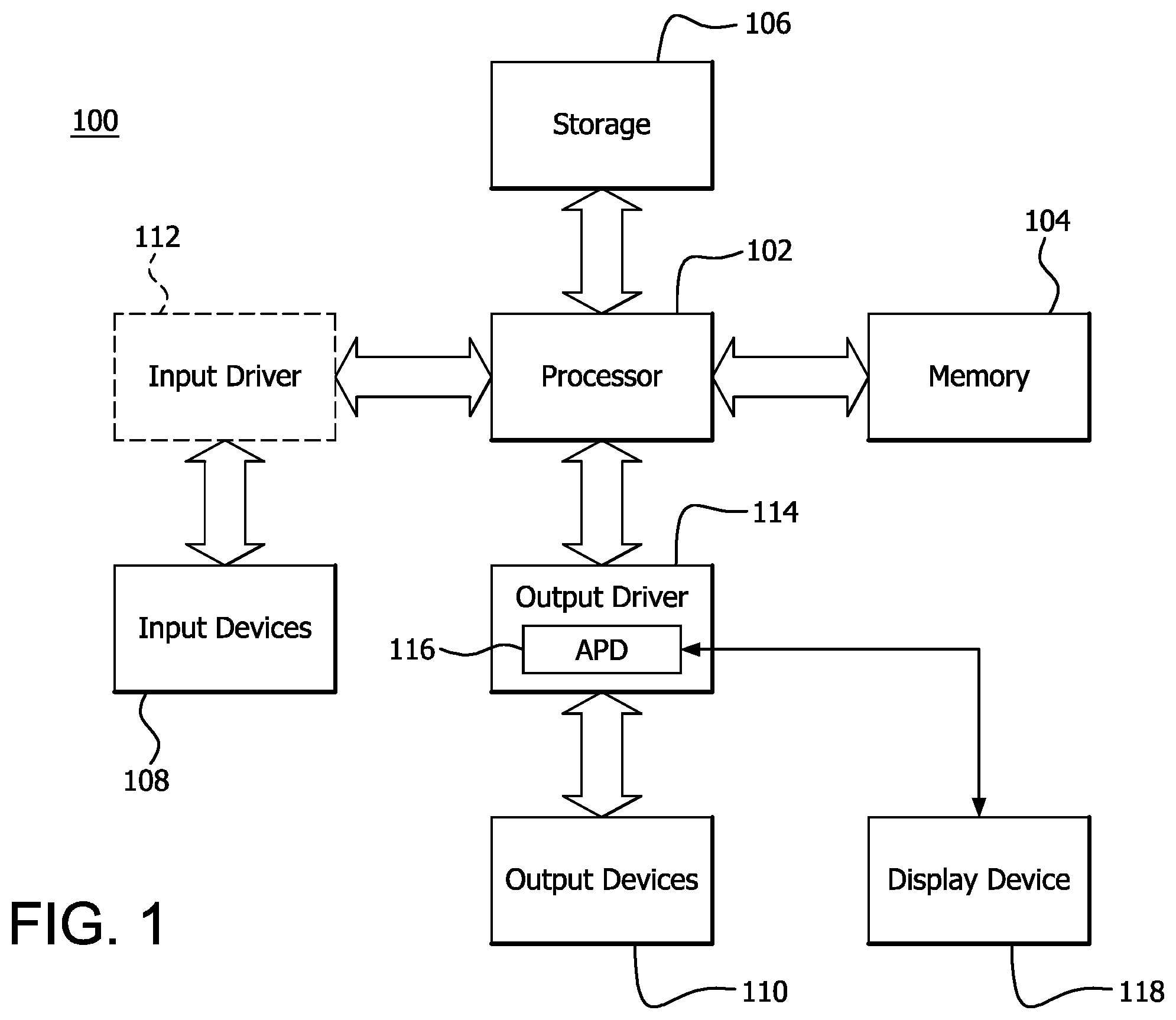 Patent US11847048 — Method and apparatus for providing persistence to remote non-volatile memory — Figure 1