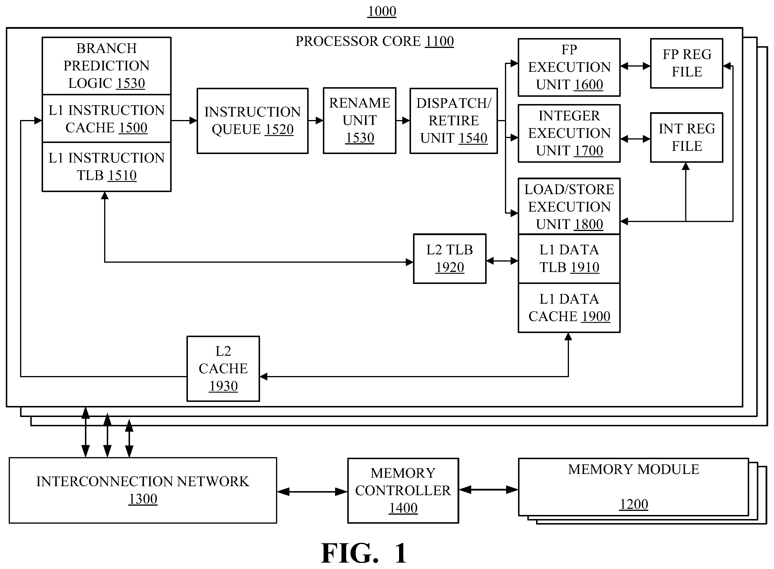 Patent US11847060 — Data cache with prediction hints for cache hits — Figure 1