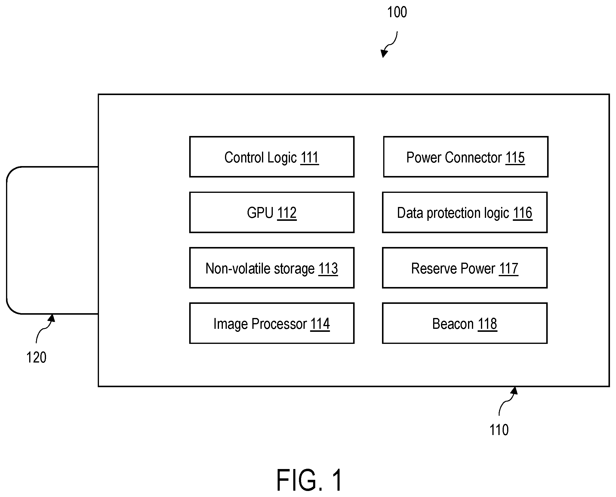 Patent US11847068 Figure 1 – Ethernet-attached SSD for automotive applications