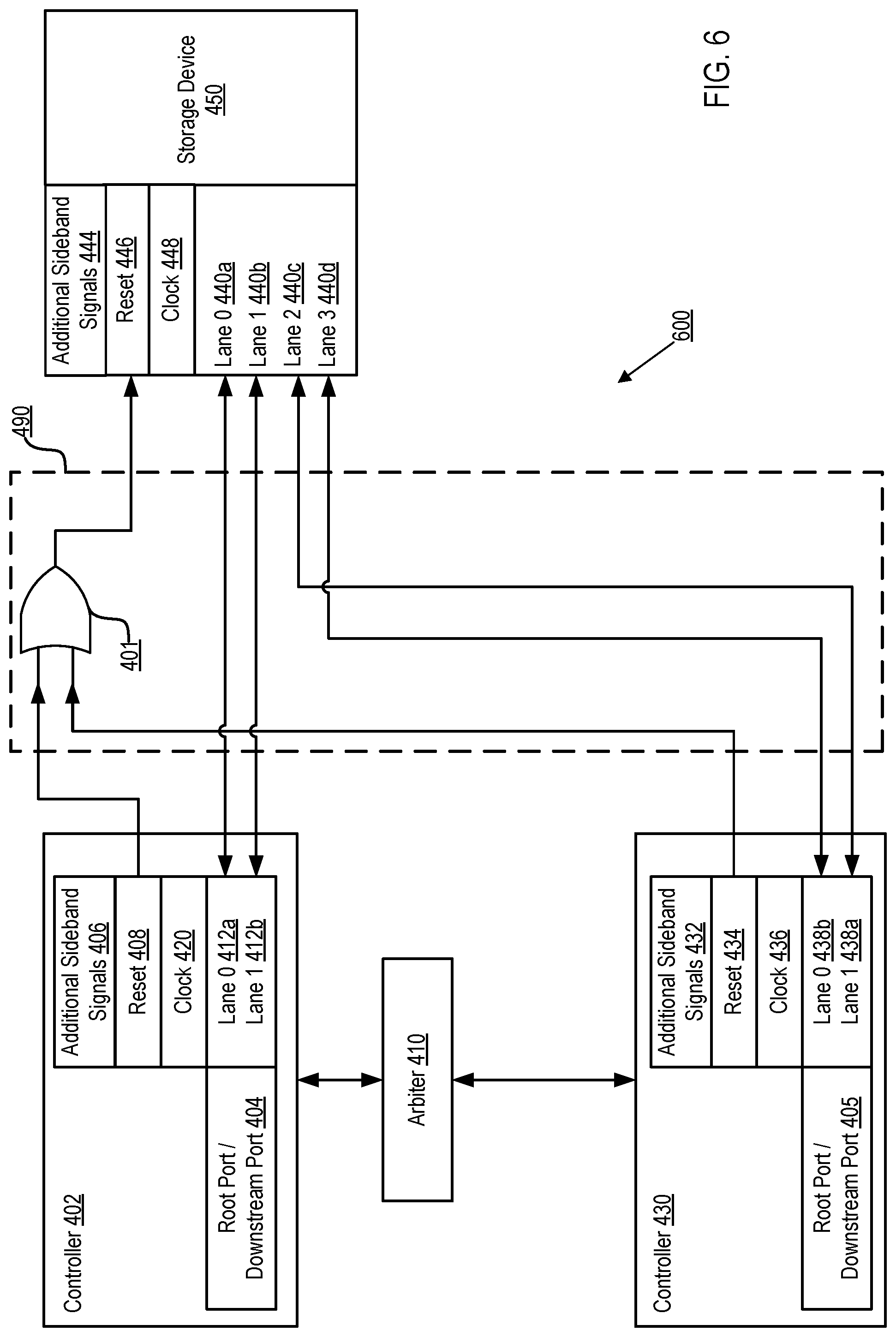 Patent US11847071 Figure 17 – Enabling communication between a single-port device and multiple storage system controllers
