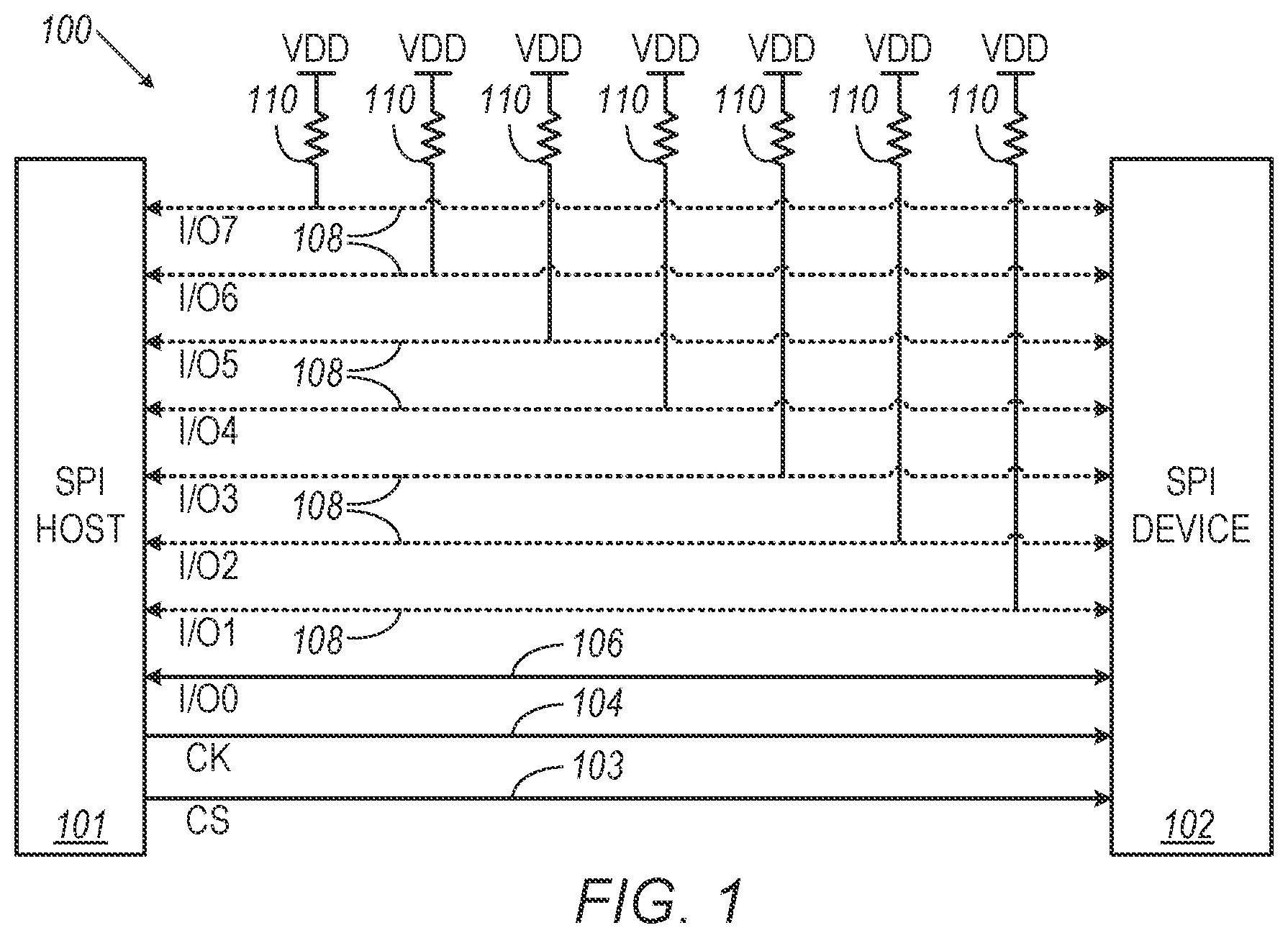 Patent US11847090 — SPI bus synchronization — Figure 1