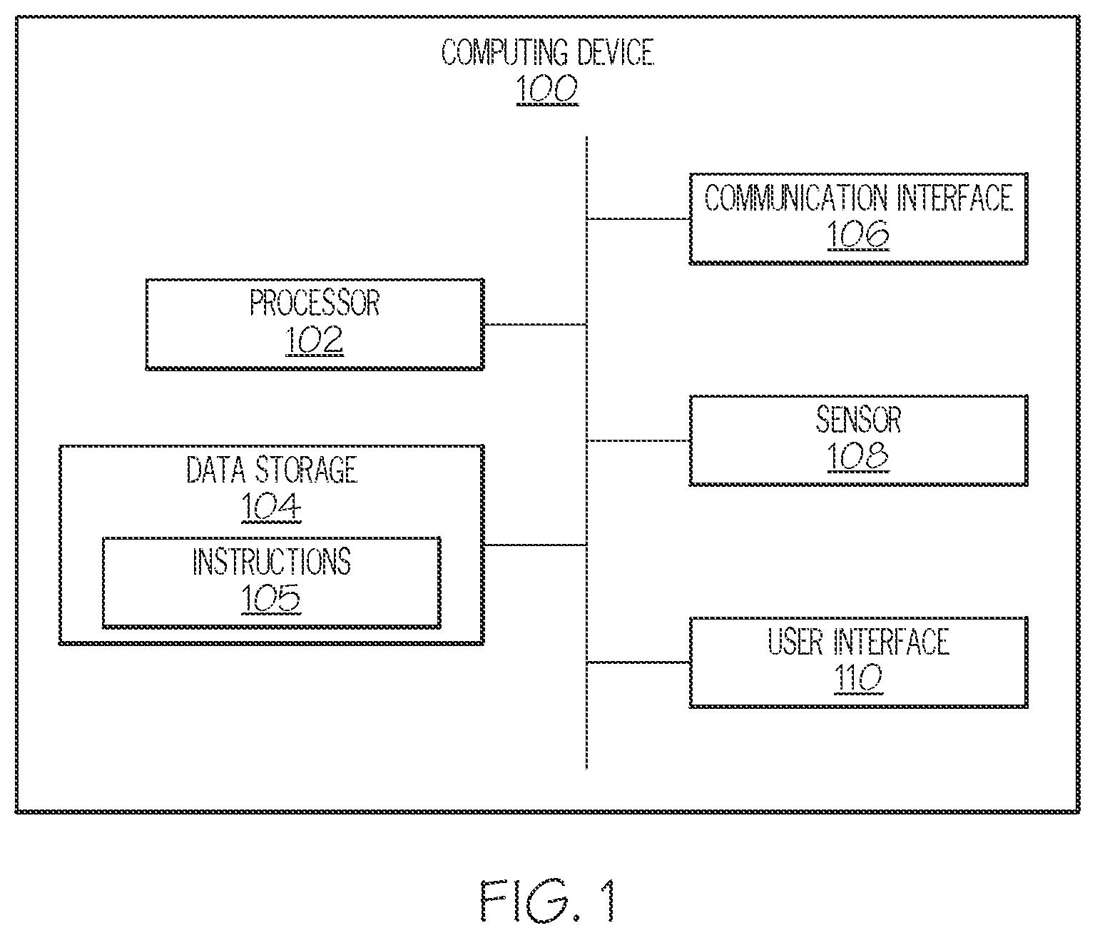 Patent US11847127 — Device and method for discovering causal patterns — Figure 1