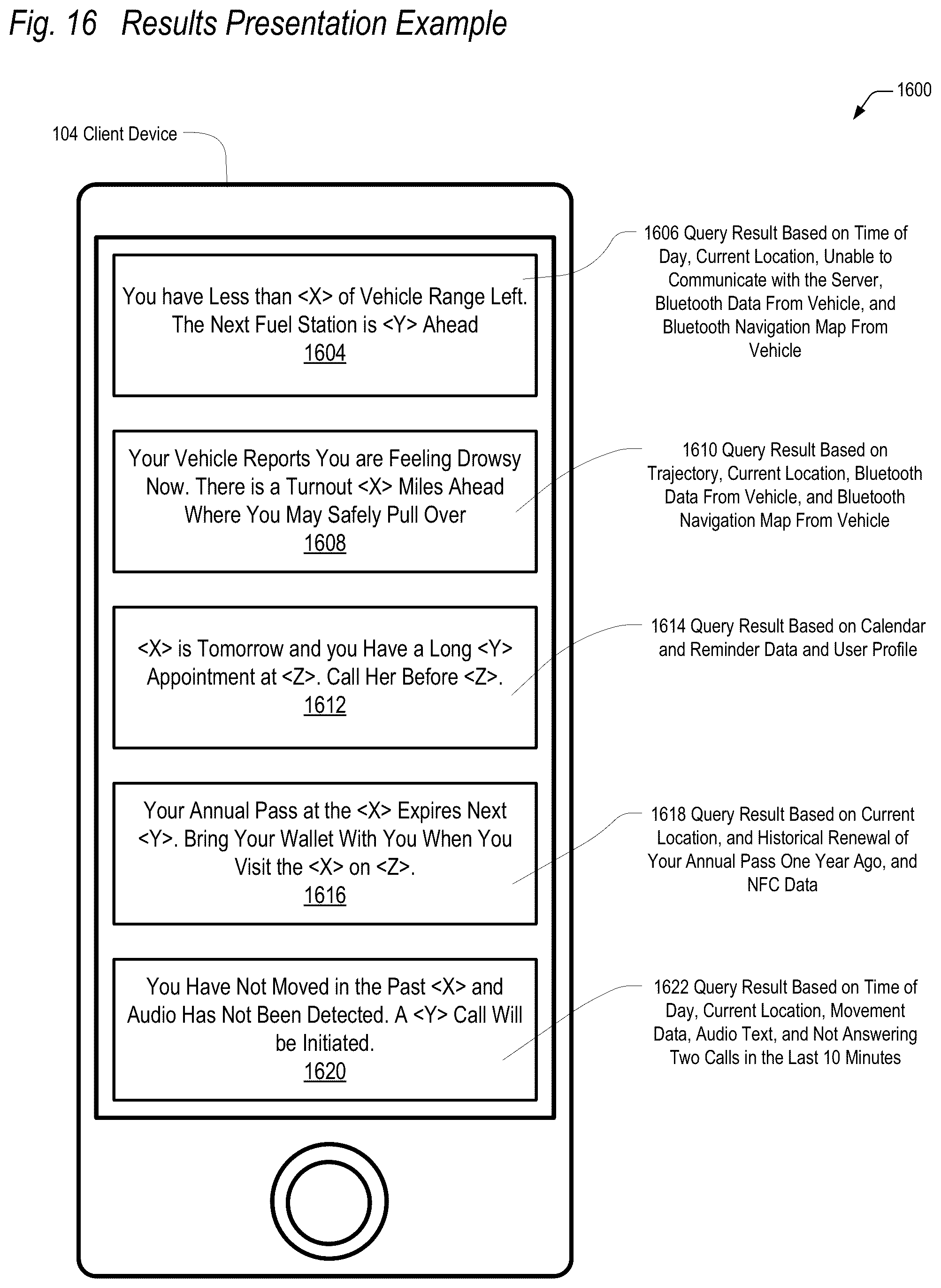 Patent US11847179 Figure 19 – Curated result finder