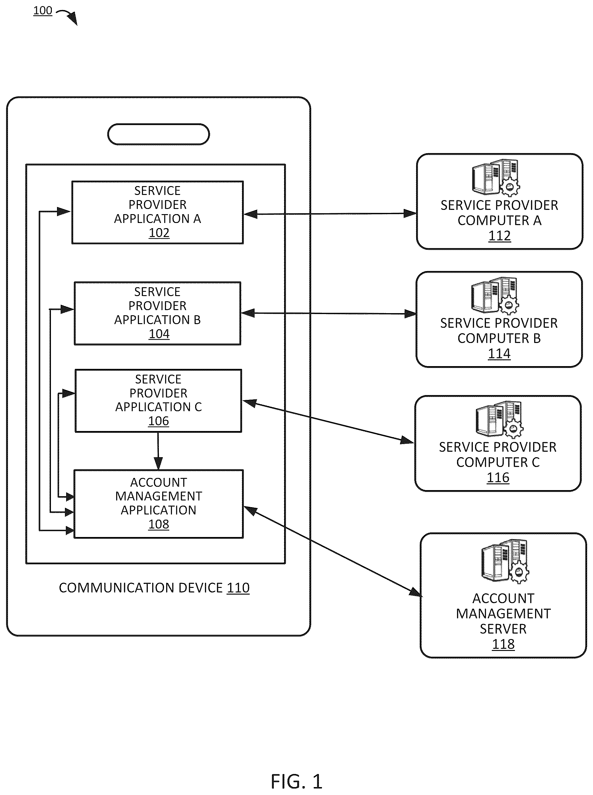 Patent US11847233 Figure 1 – Token state synchronization