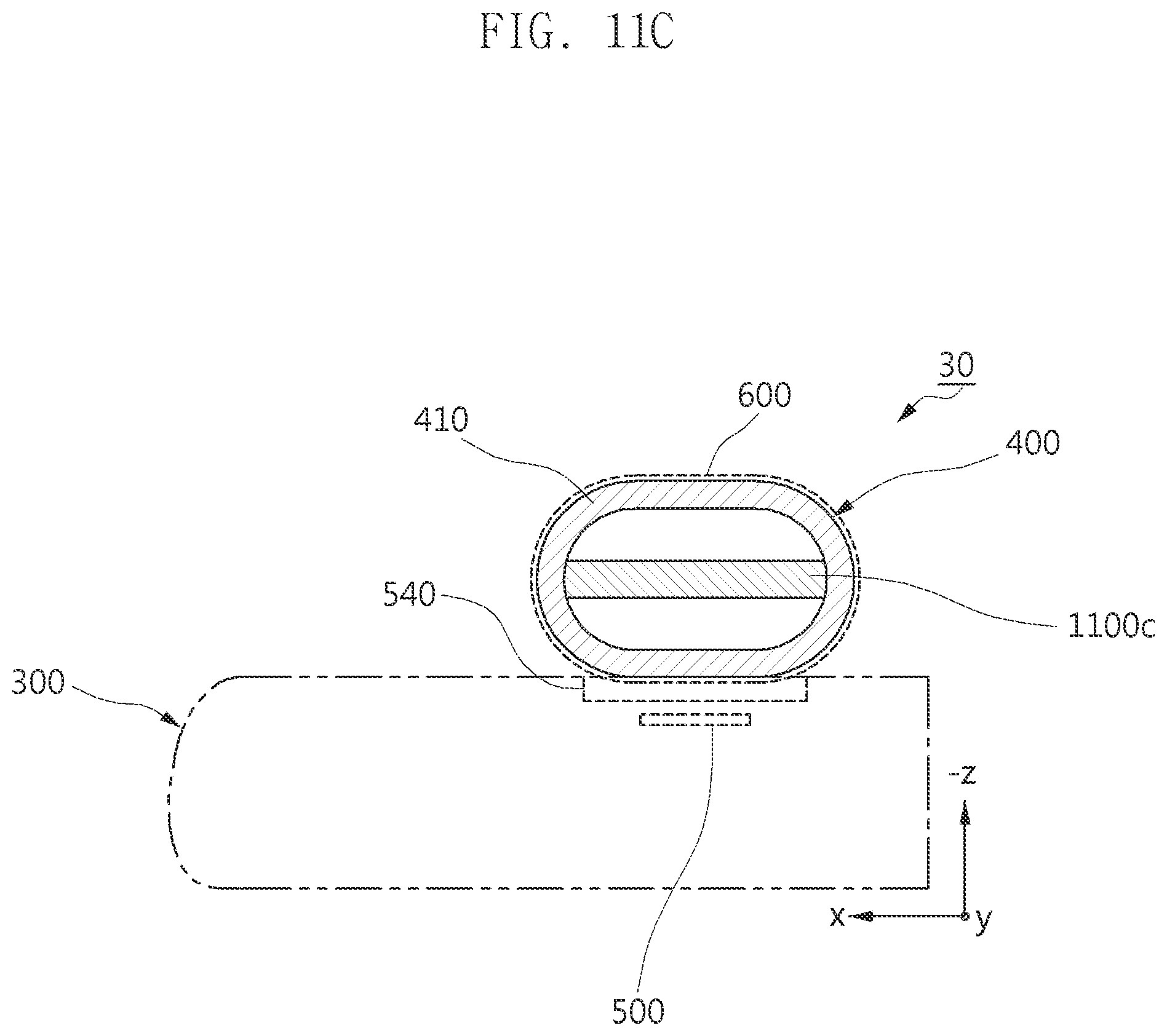 Patent US11847282 Figure 13 – Electronic device comprising pen input device and configured to reduce deterioration in antenna due to pen input device