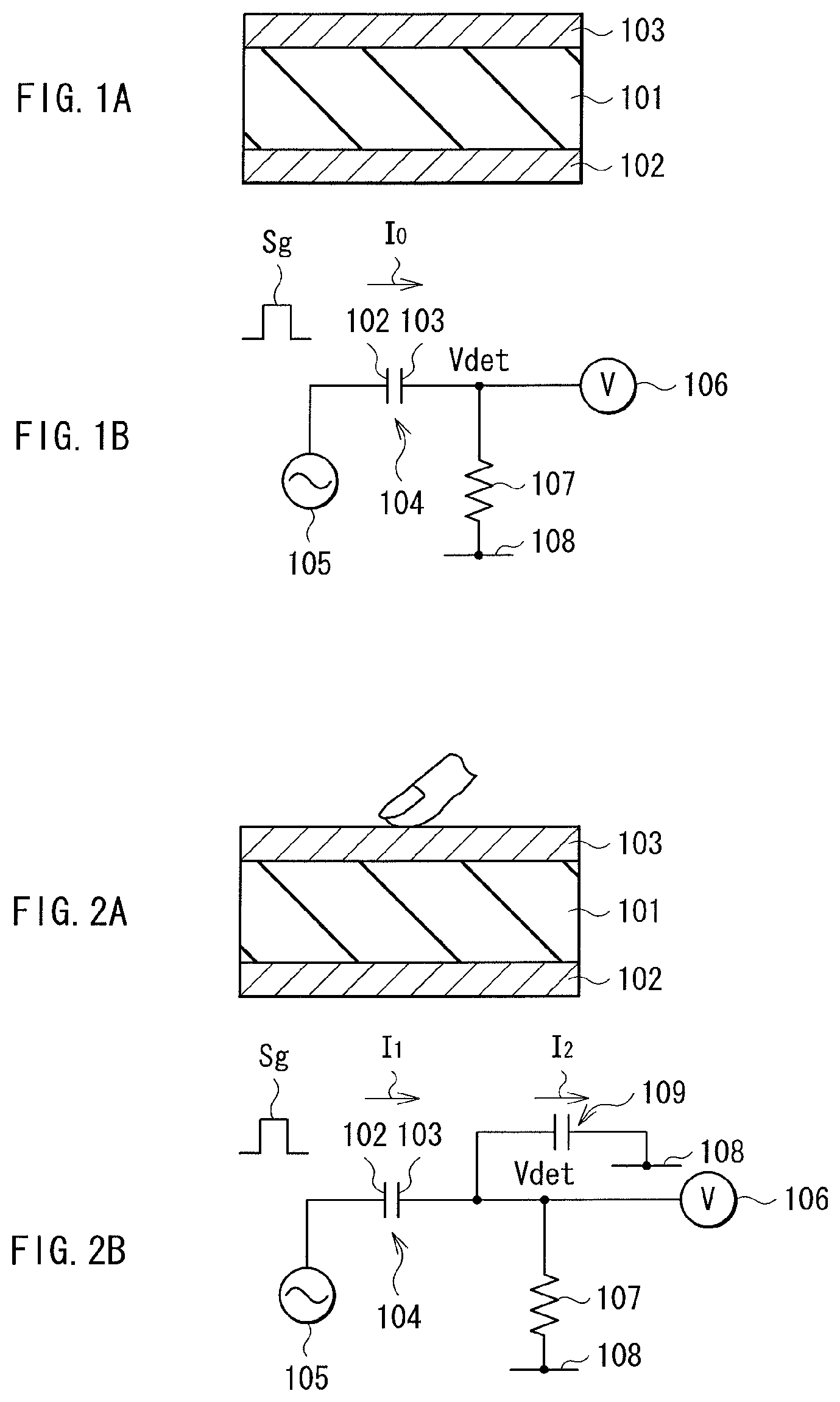 Patent US11847287 — Touch panel, display panel, and display unit — Figure 1