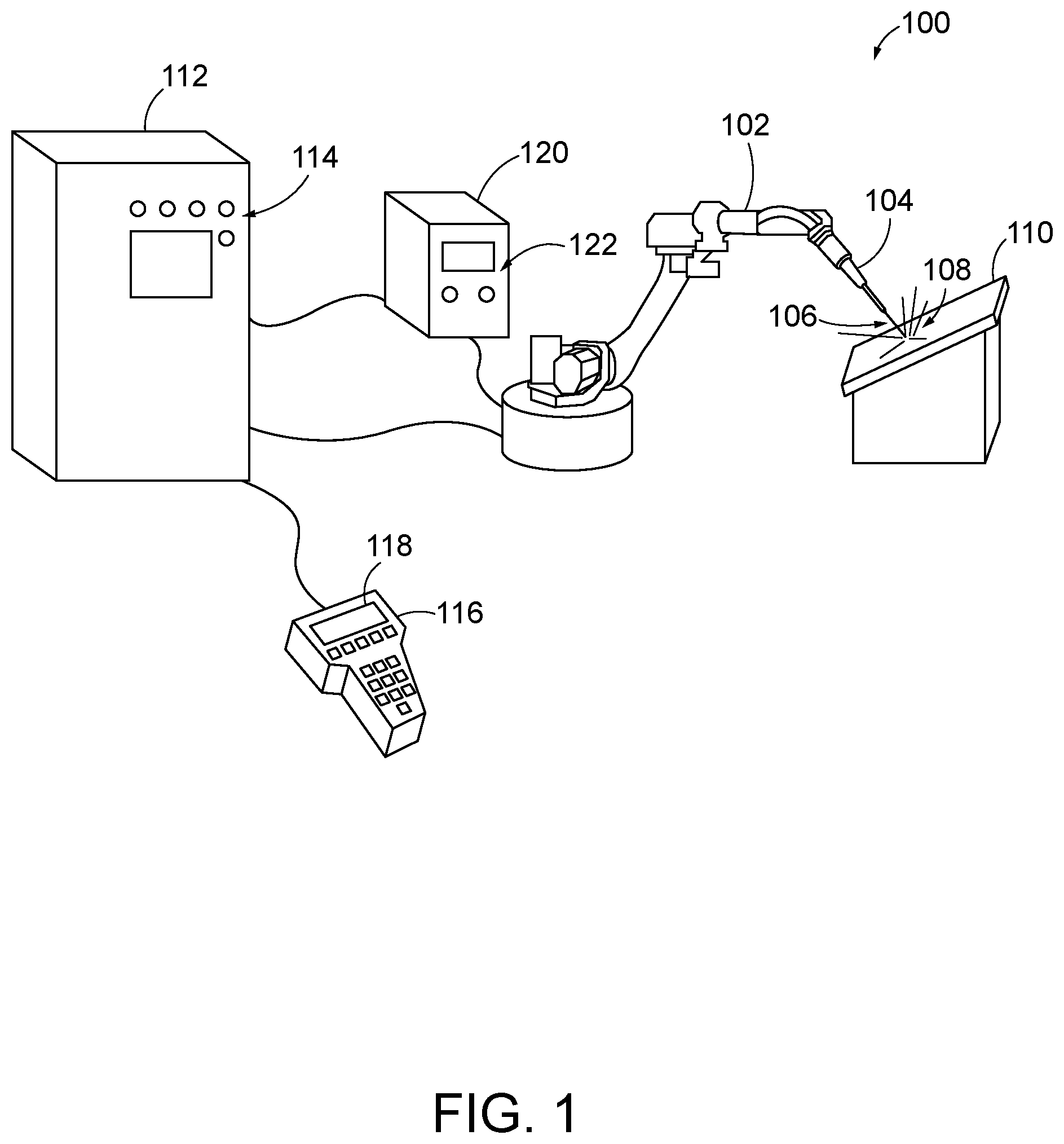 Patent US11847298 — User interface with real time pictograph representation of parameter settings — Figure 1