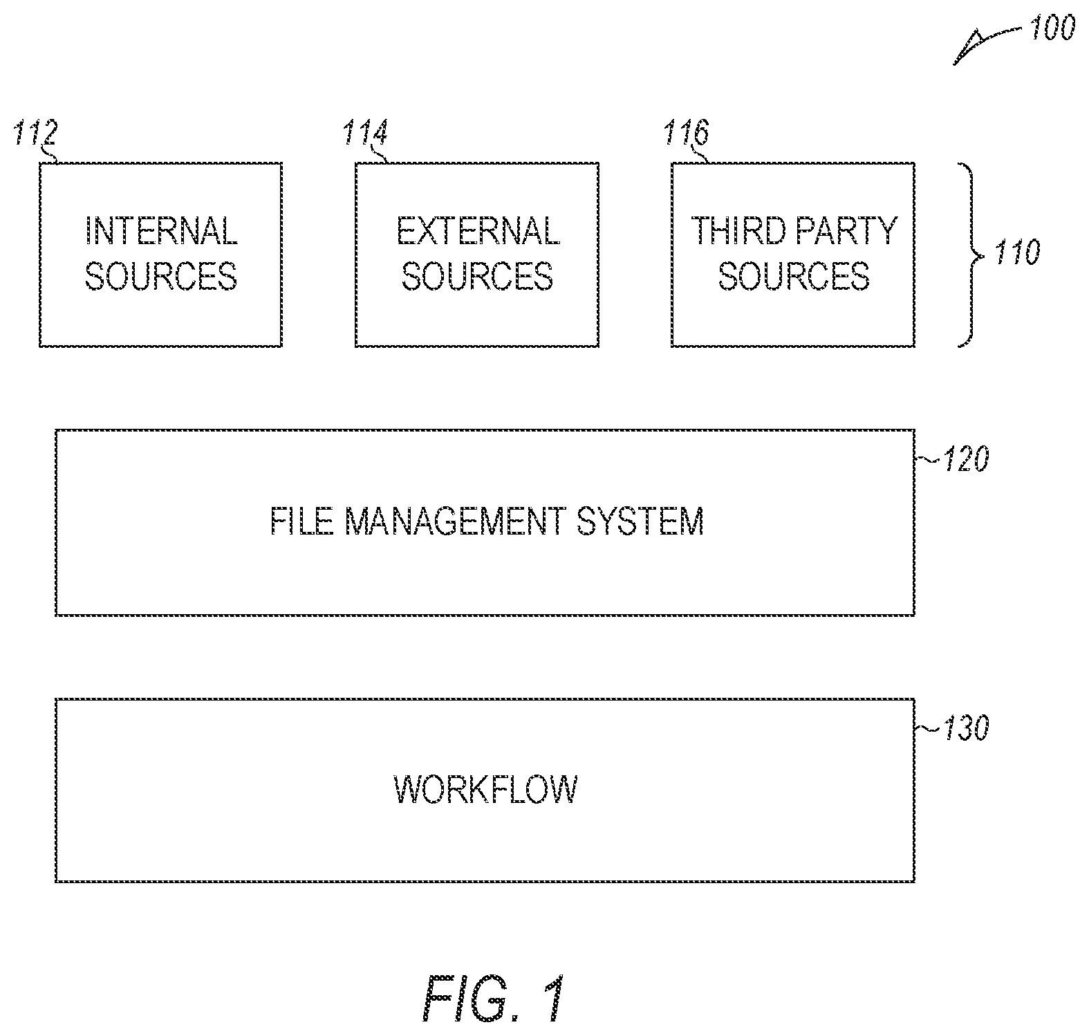Patent US11847301 — Structured text for electronic communications — Figure 1