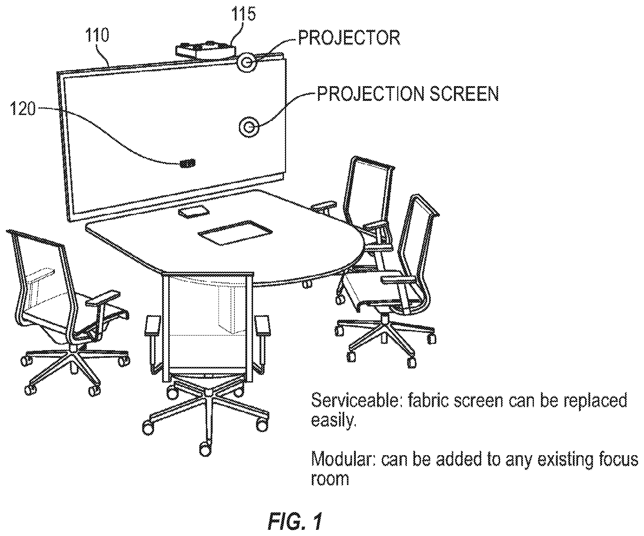 Patent US11847307 — Intelligent content display for network-based communications — Figure 1