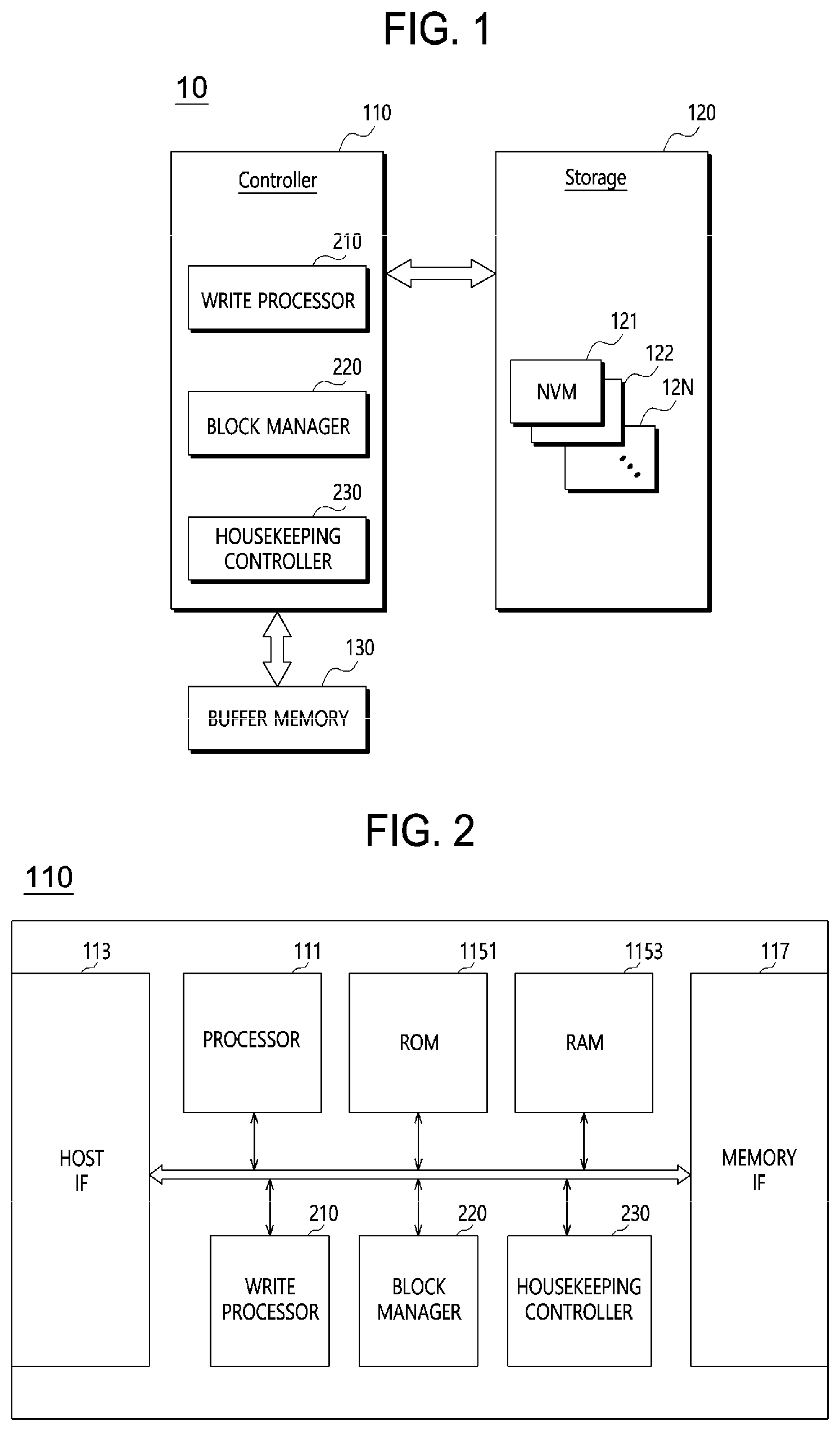Patent US11847332 — Data storage apparatus and operating method thereof — Figure 1