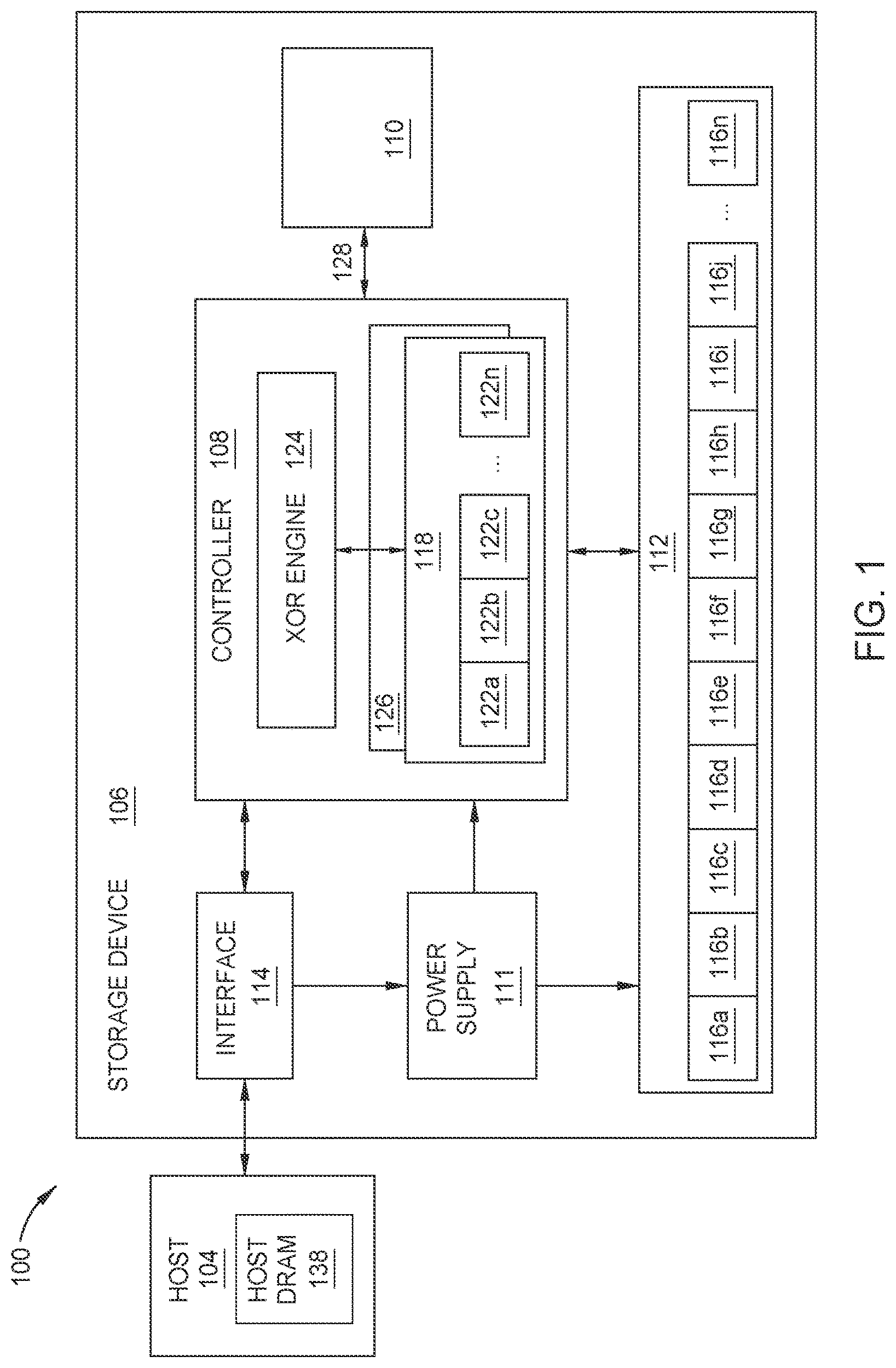 Patent US11847337 Figure 1 – Data parking for ZNS devices