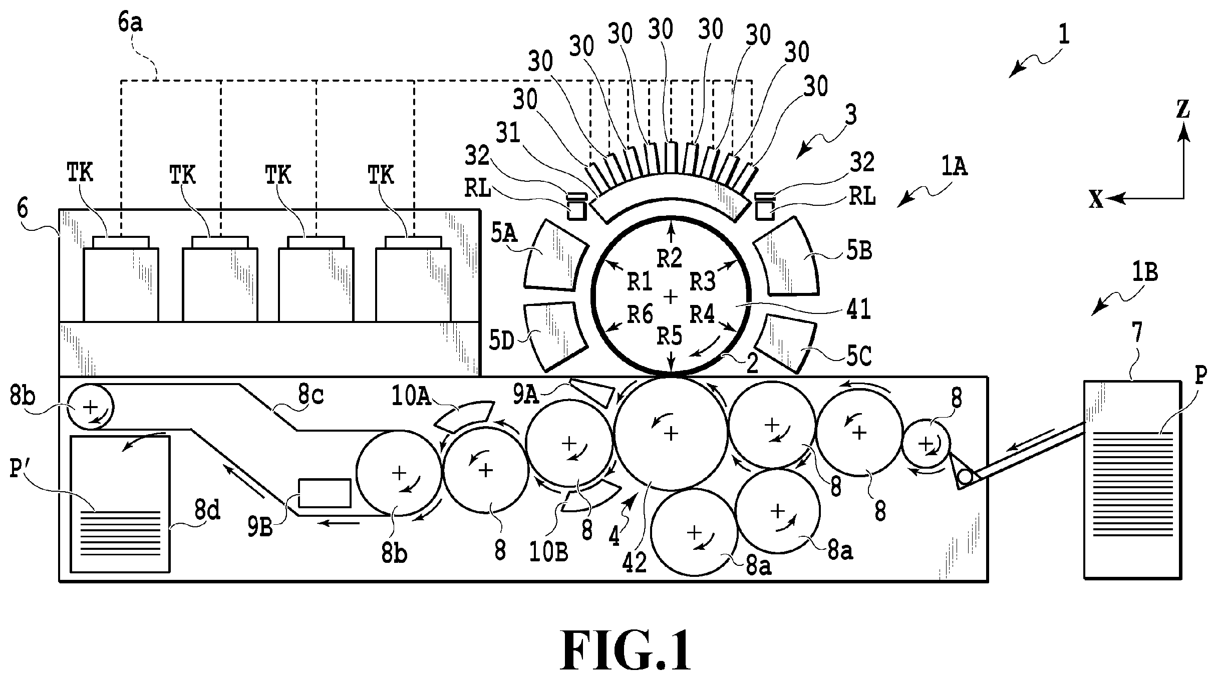 Patent US11847369 — Information processing apparatus, information processing method, printing system, and storage medium — Figure 1