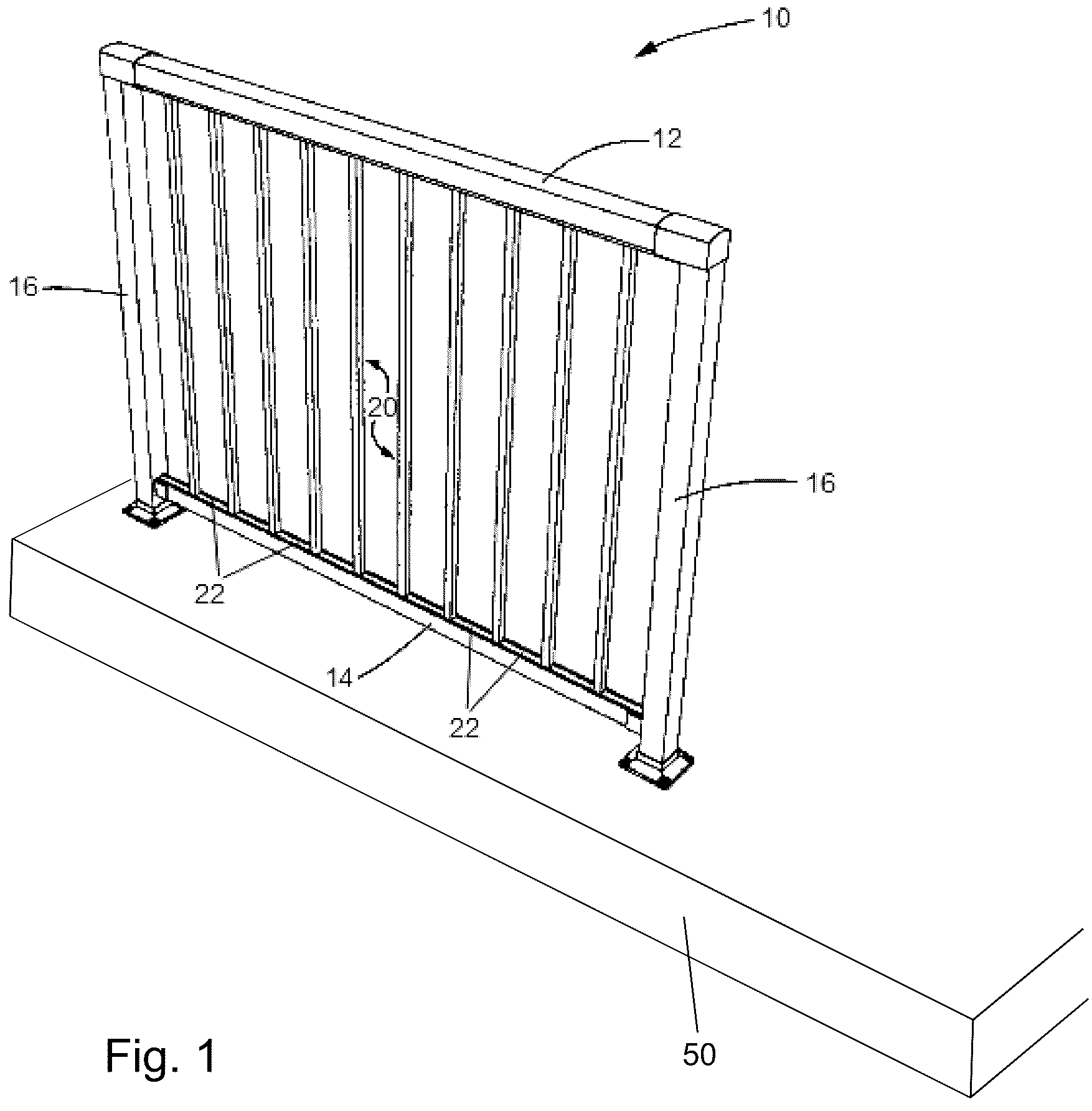 Patent US11847382 — Deck configuration system — Figure 1