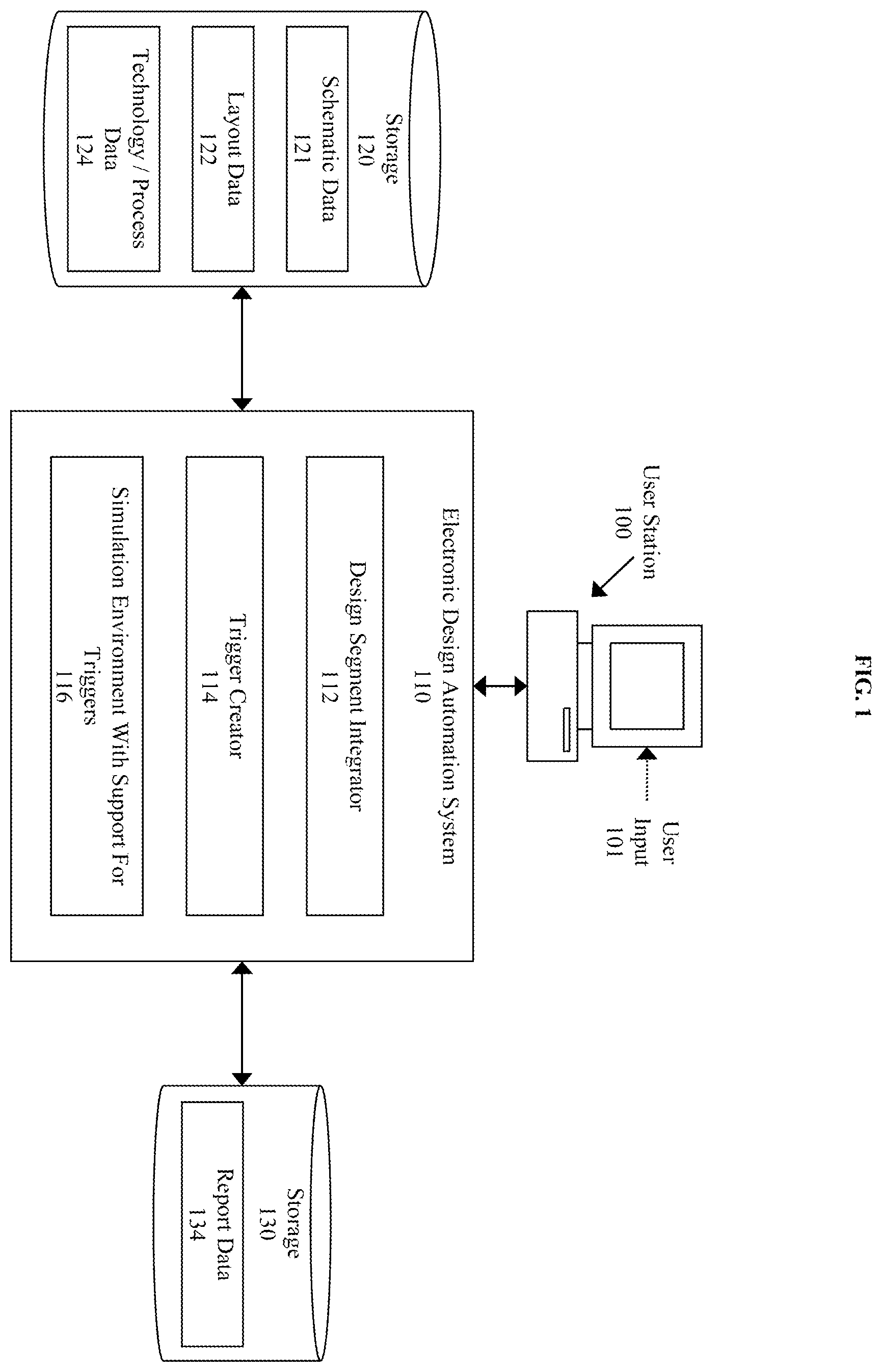 Patent US11847392 — Method, product, and system for dynamic design switching for high performance mixed signal simulation — Figure 1