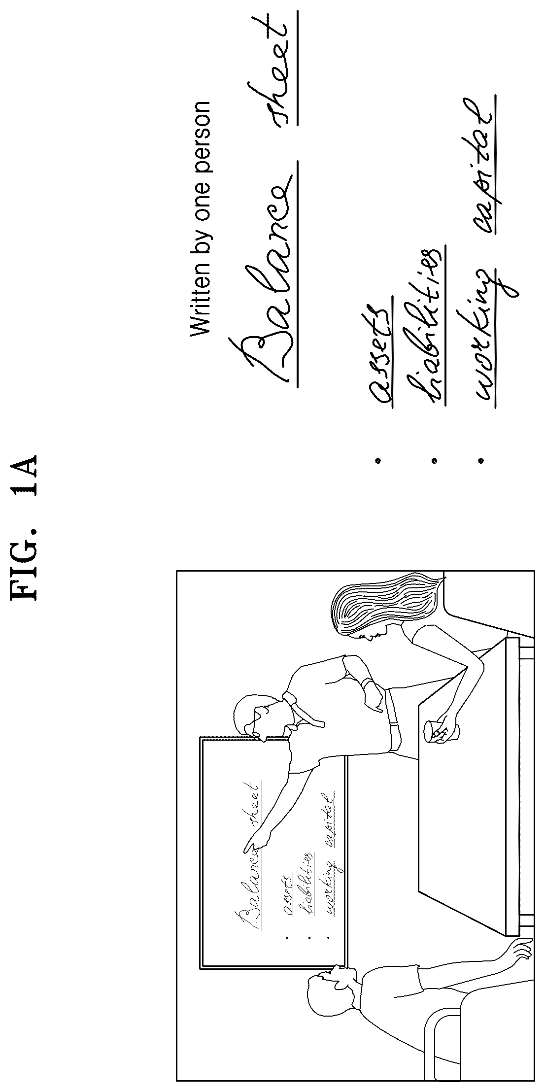 Patent US11847401 — Method and apparatus for recognizing handwriting inputs in multiple-user environment — Figure 1