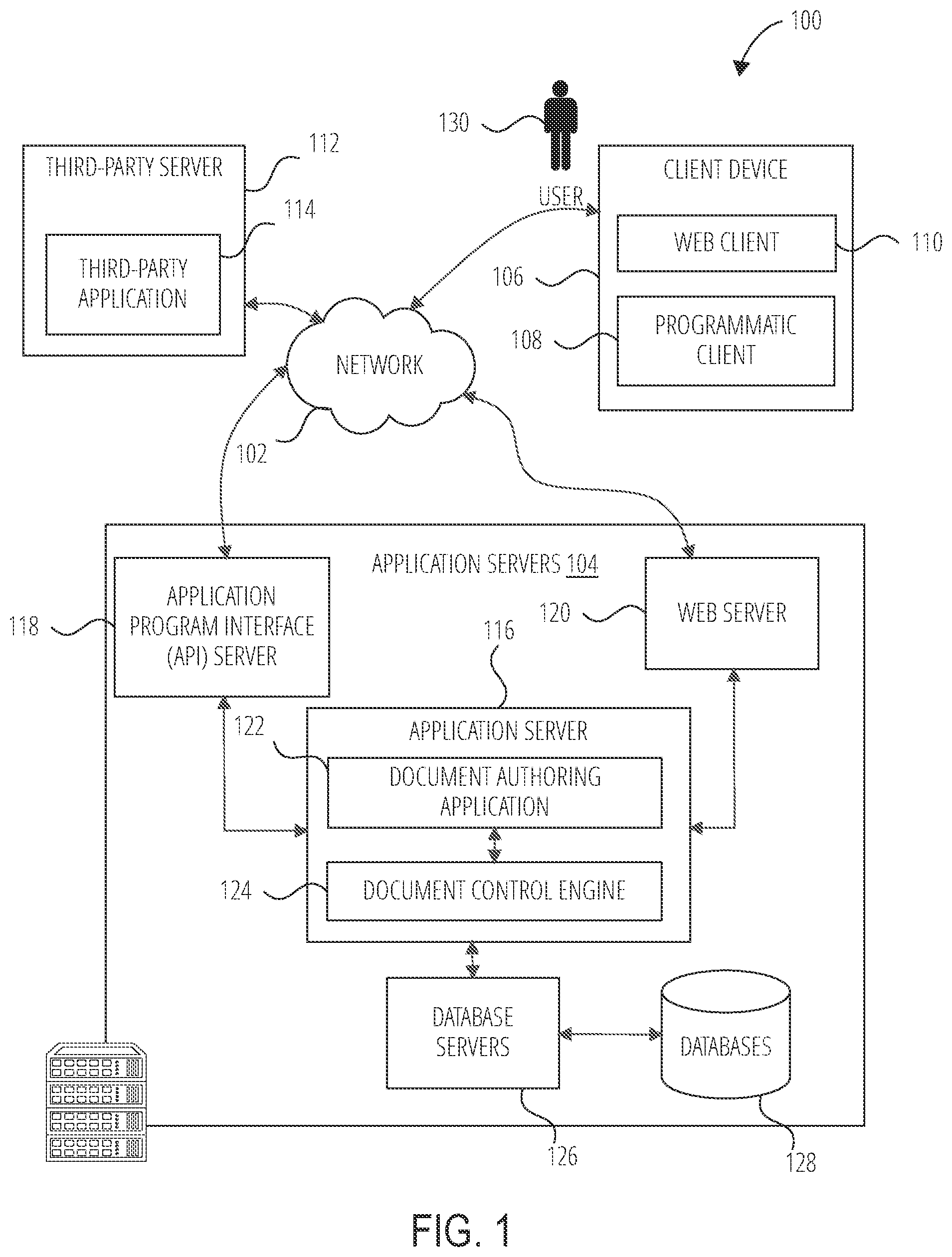 Patent US11847408 — Document control item — Figure 1