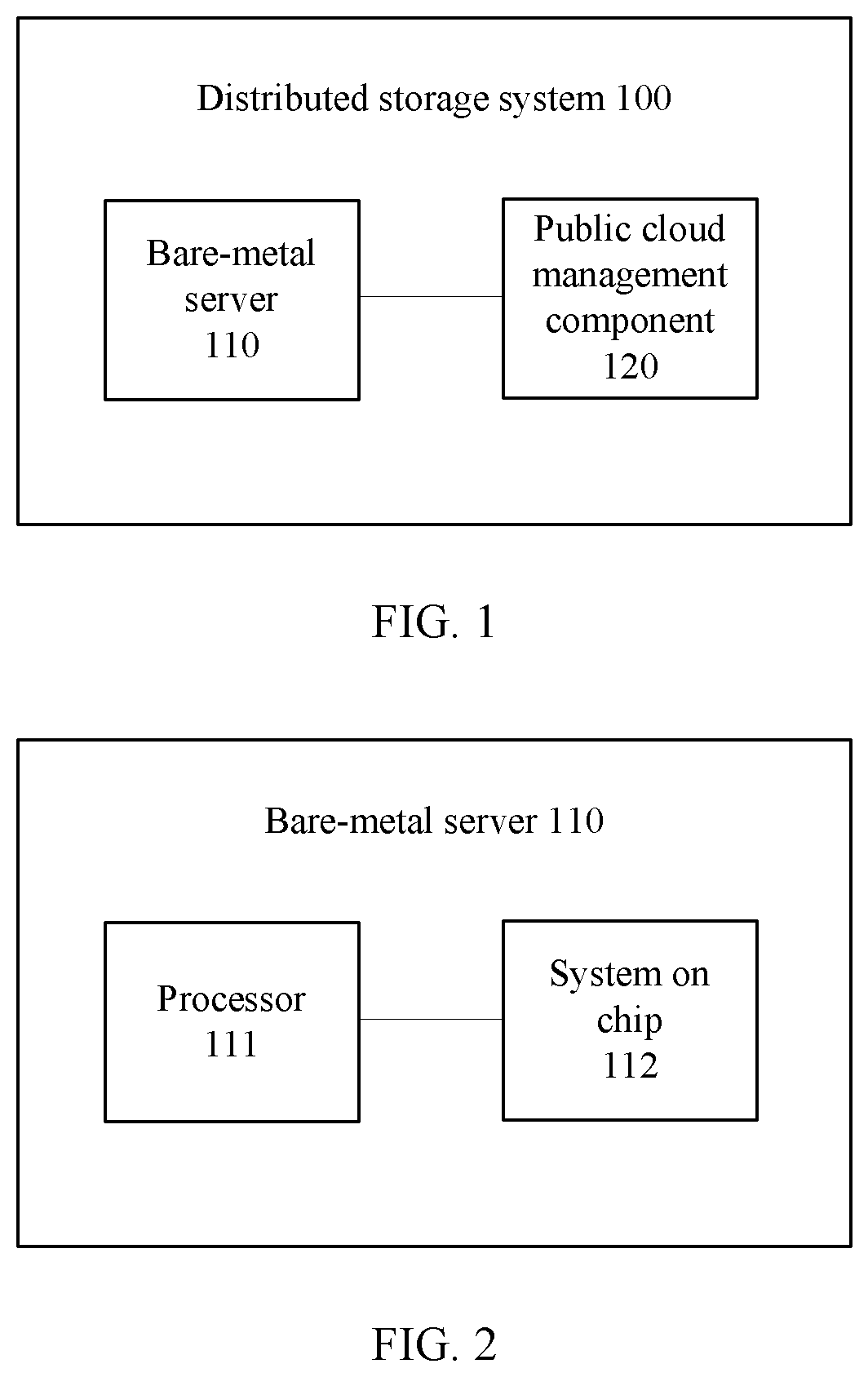 Patent US11847470 — Request processing method, system on chip, and public cloud management component — Figure 1
