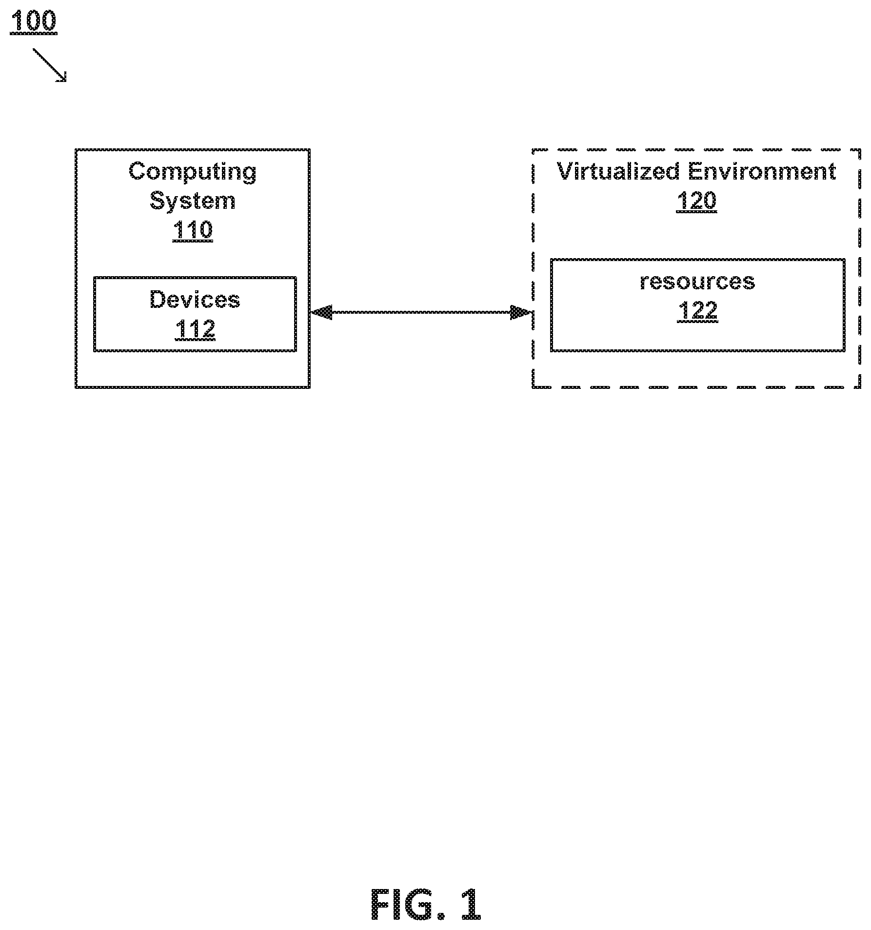 Patent US11847479 — Allocating a host of a pre-configured hyper-converged computing device to a workload domain — Figure 1
