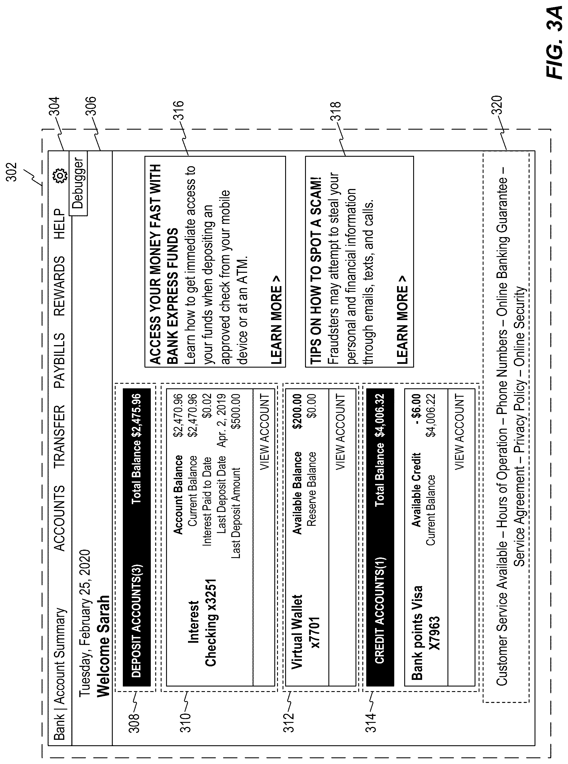Patent US11847581 Figure 6 – Systems and methods for managing a financial account in a low-cash mode