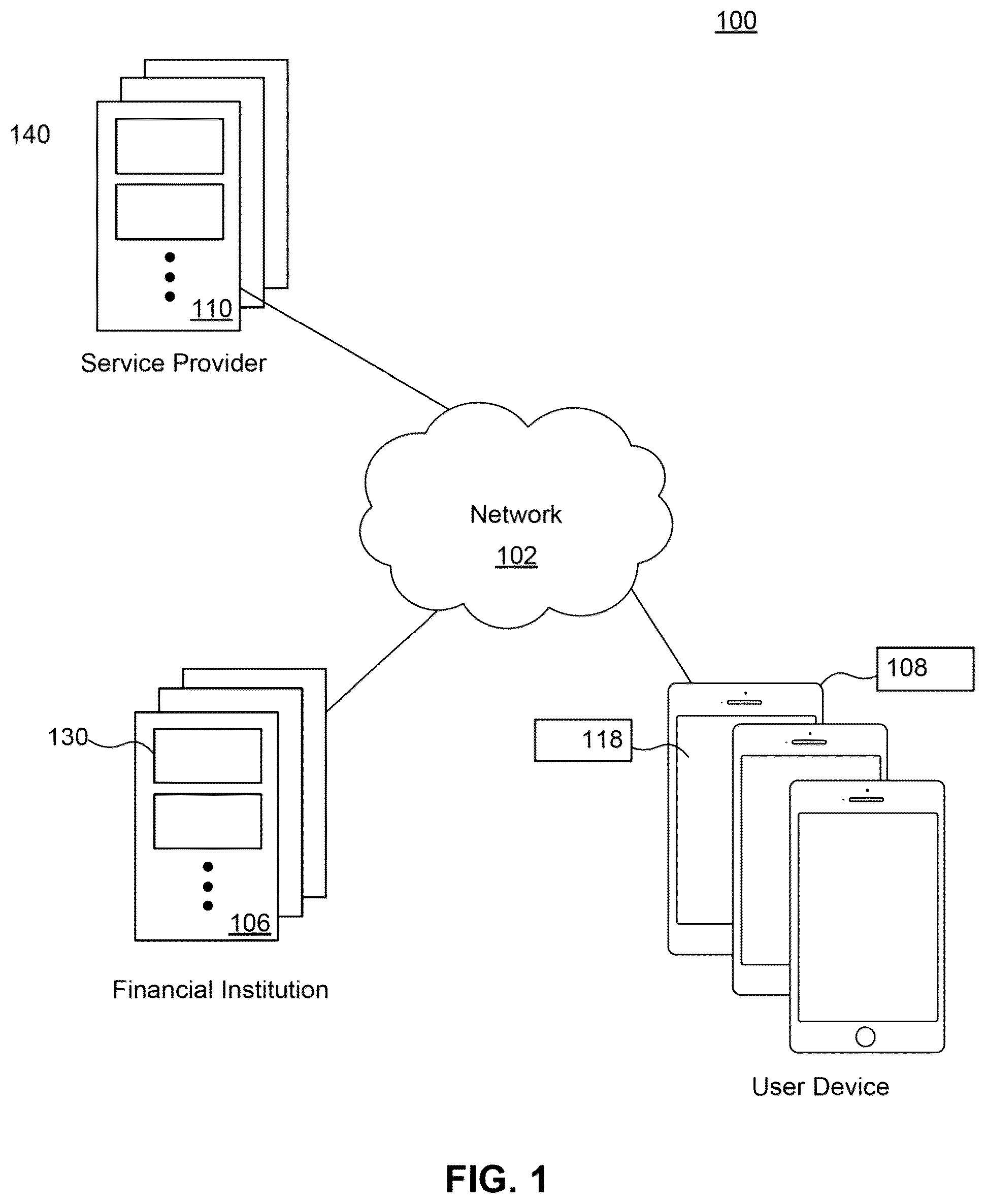 Patent US11847582 Figure 1 – Systems and methods for integrating web platforms with mobile device operations