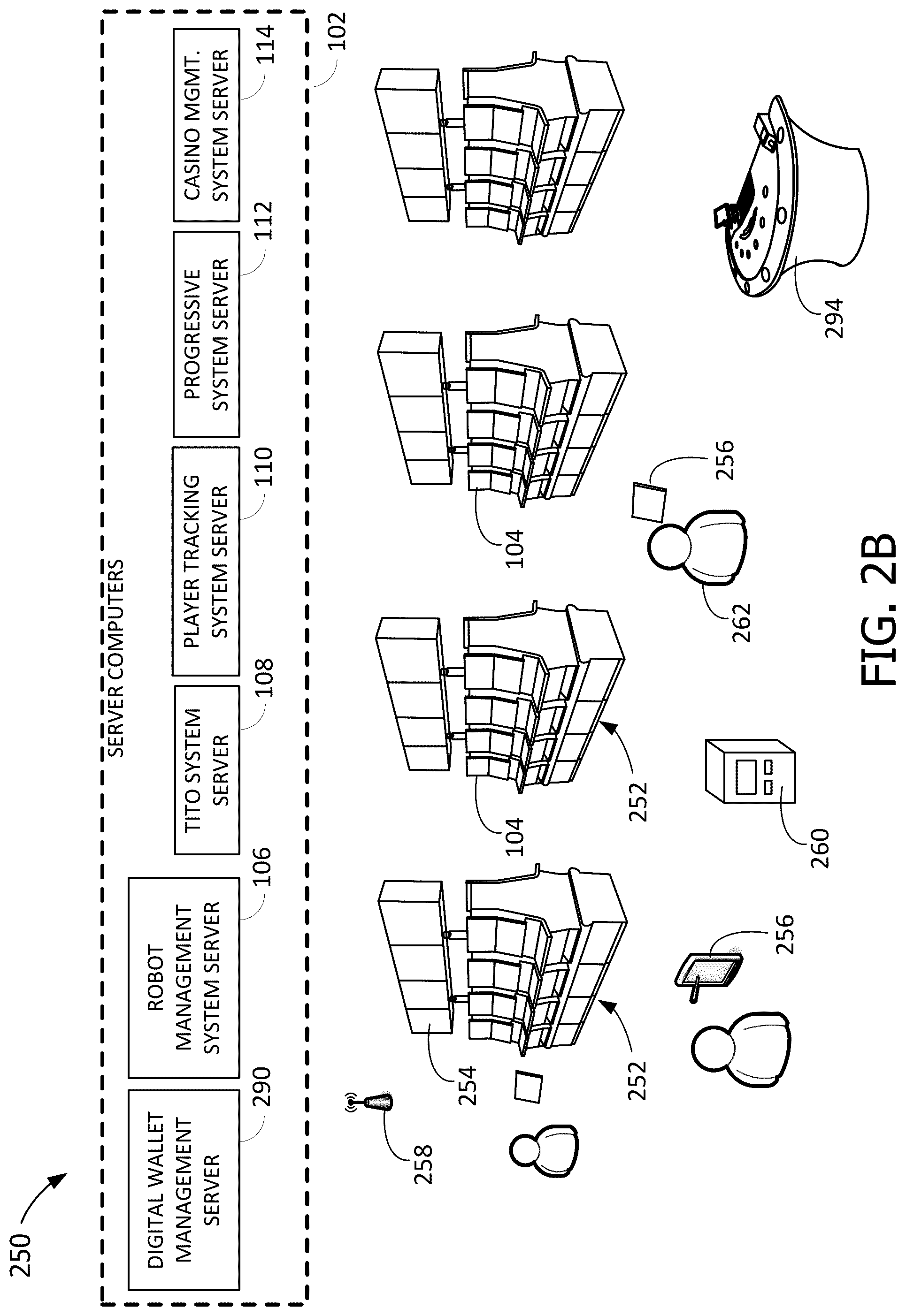 Patent US11847618 Figure 3 – Gaming service automation machine with kiosk services