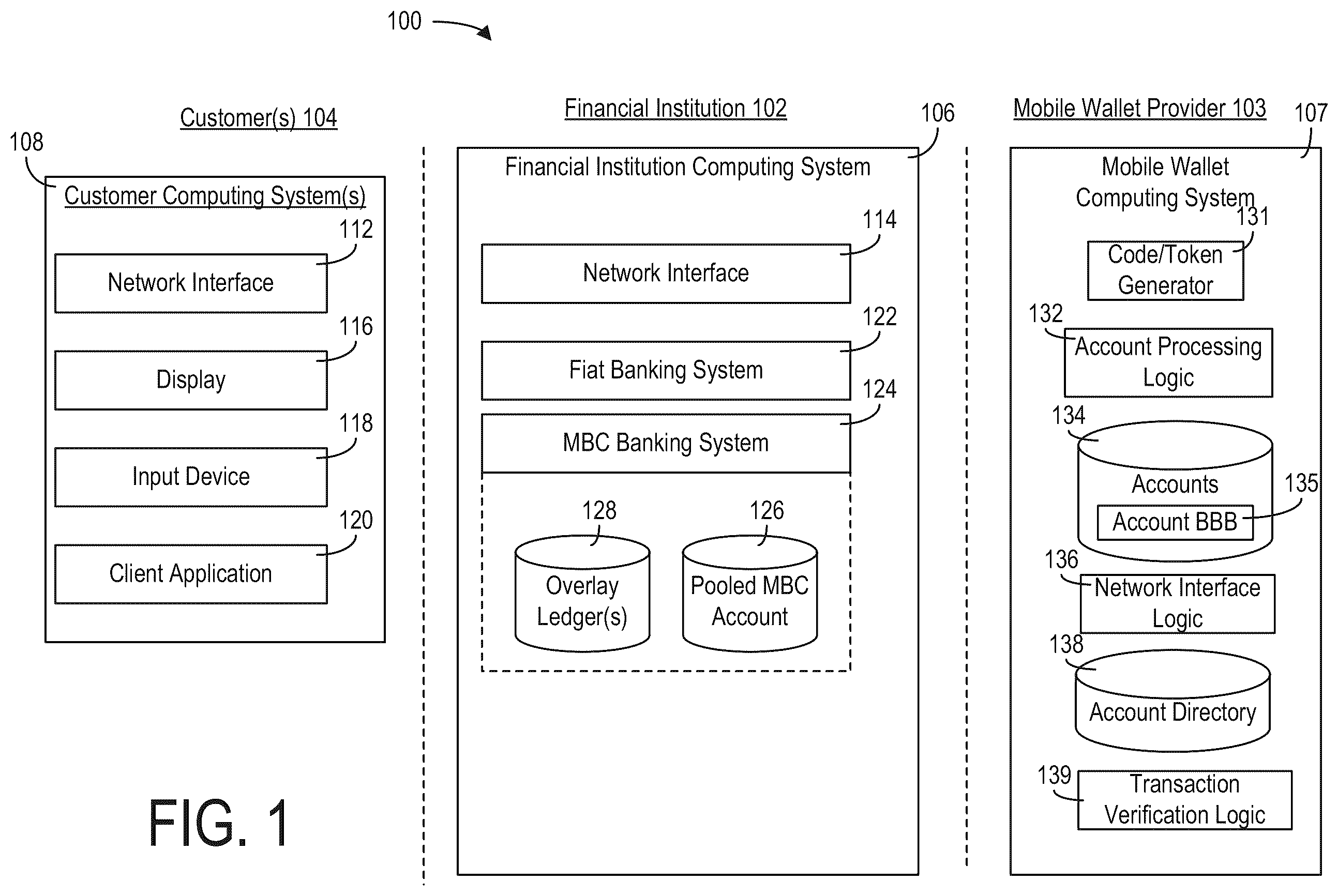 Patent US11847620 — Math based currency credit card — Figure 1