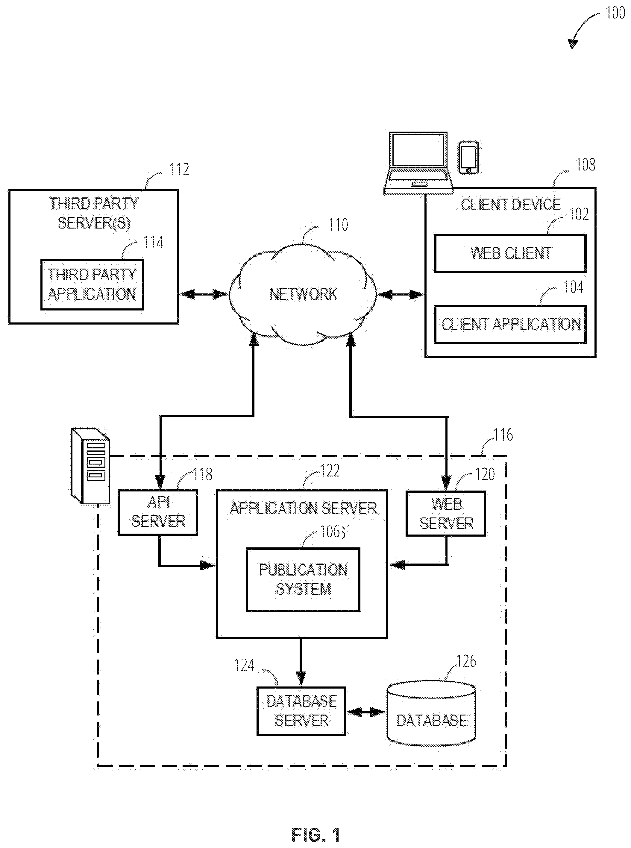 Patent US11847637 — Database with data integrity maintenance — Figure 1