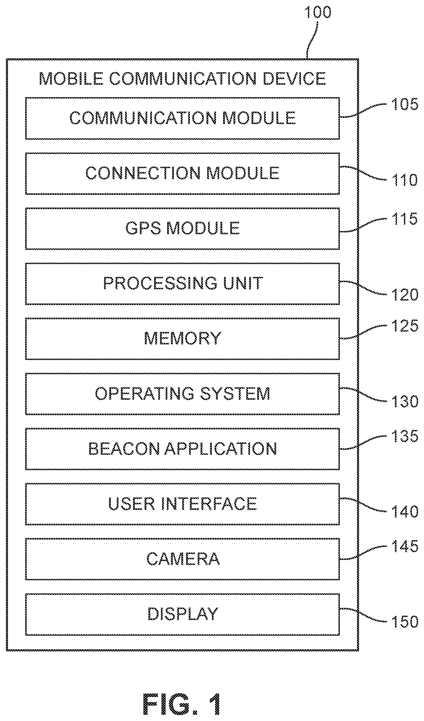 Patent US11847639 — Peer to peer navigation system and method — Figure 1