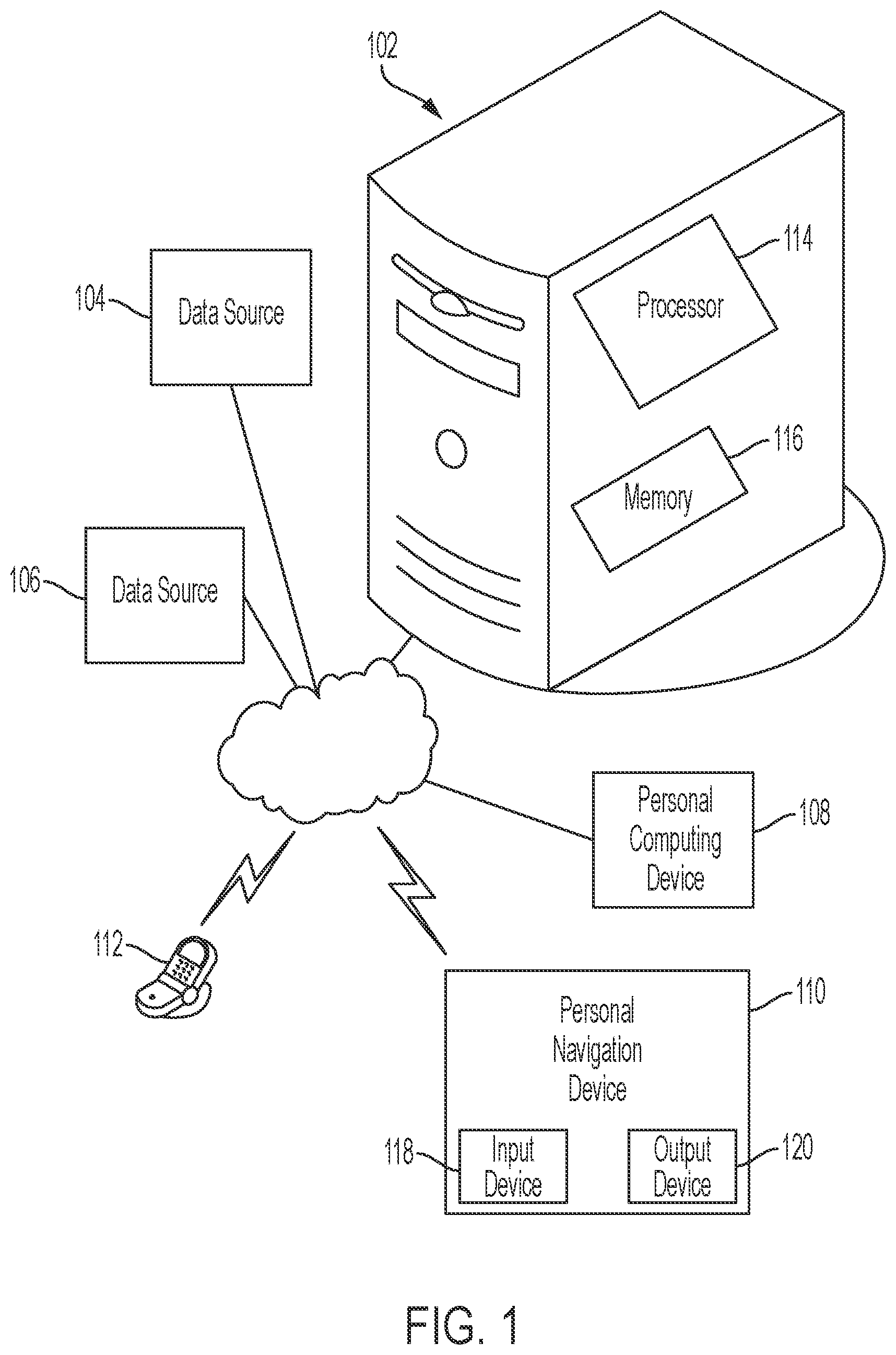 Patent US11847667 — Road segment safety rating system — Figure 1