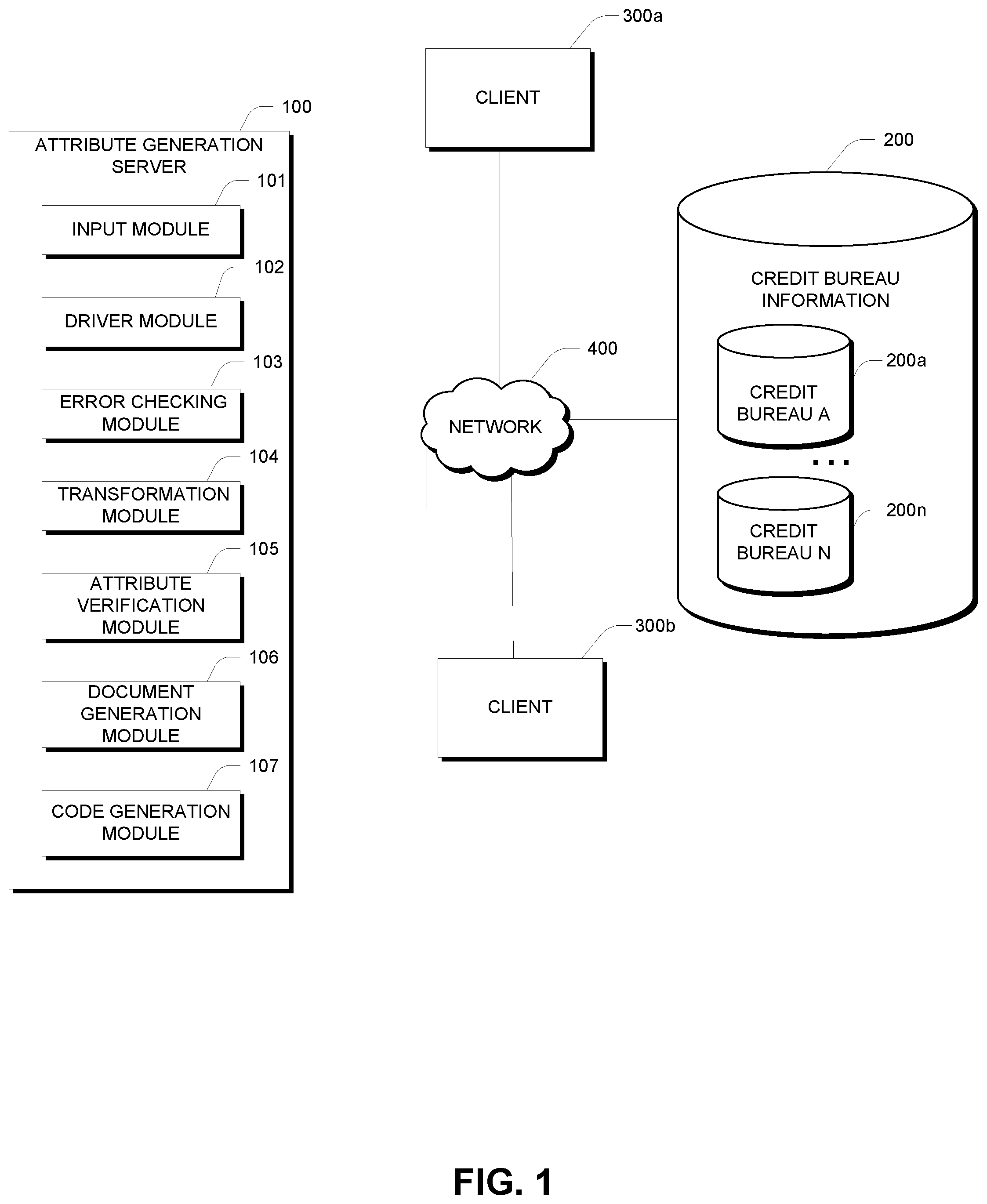 Patent US11847693 — Automatic generation of code for attributes — Figure 1