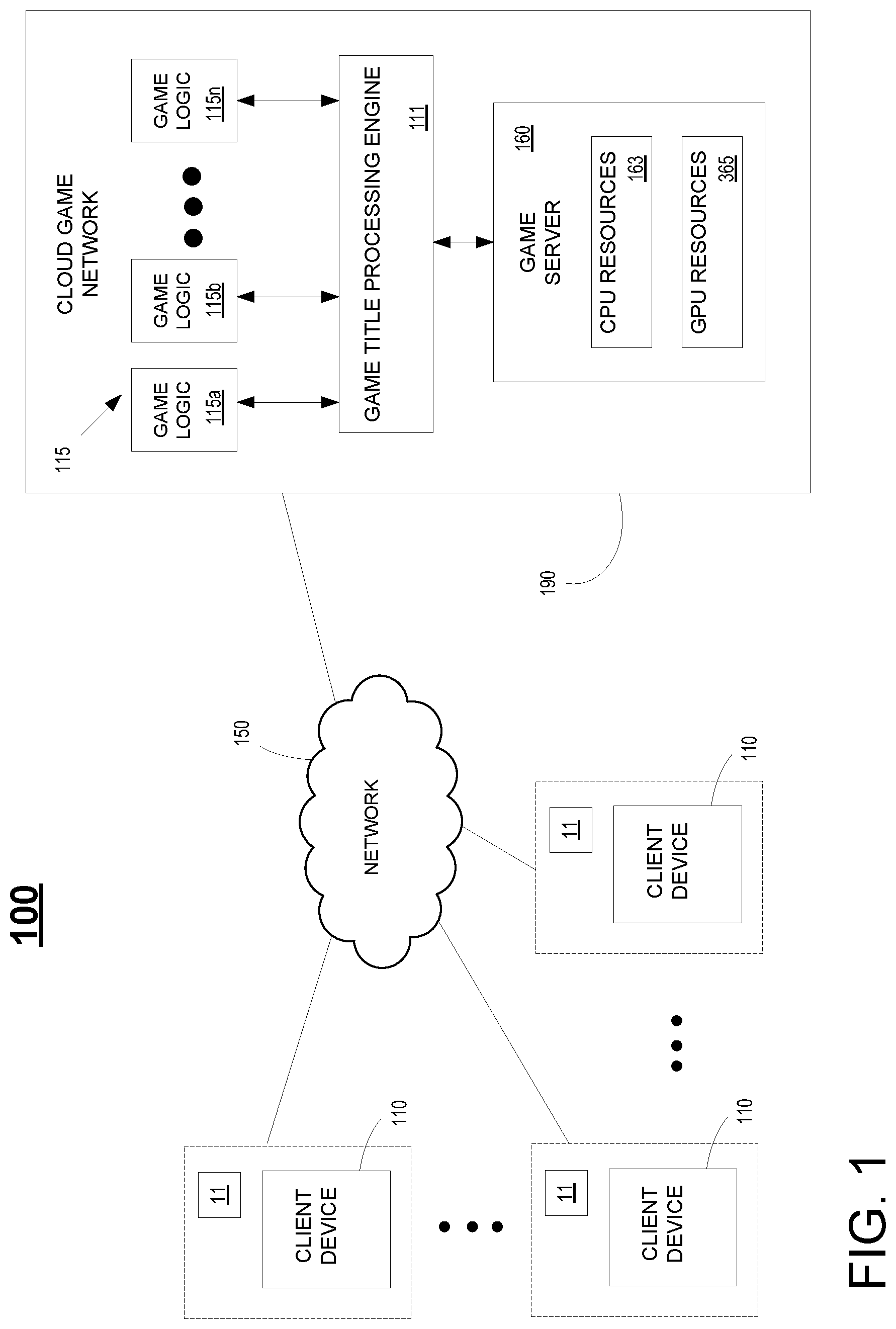 Patent US11847720 — System and method for performing a Z pre-pass phase on geometry at a GPU for use by the GPU when rendering the geometry — Figure 1