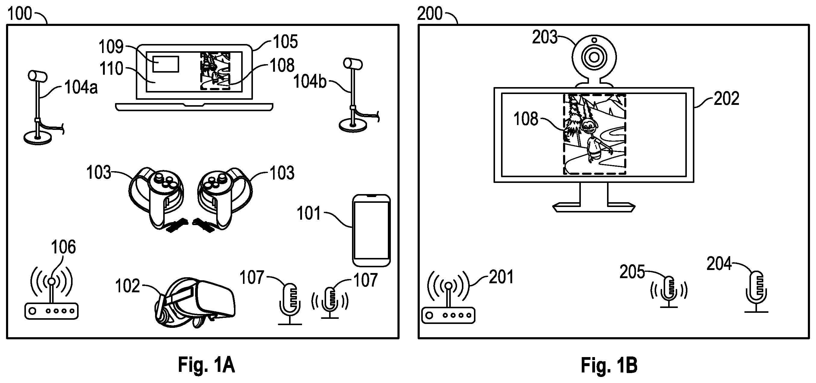 Patent US11847728 — Systems configured to control digital characters utilizing real-time facial and/or body motion capture and methods of use thereof — Figure 1