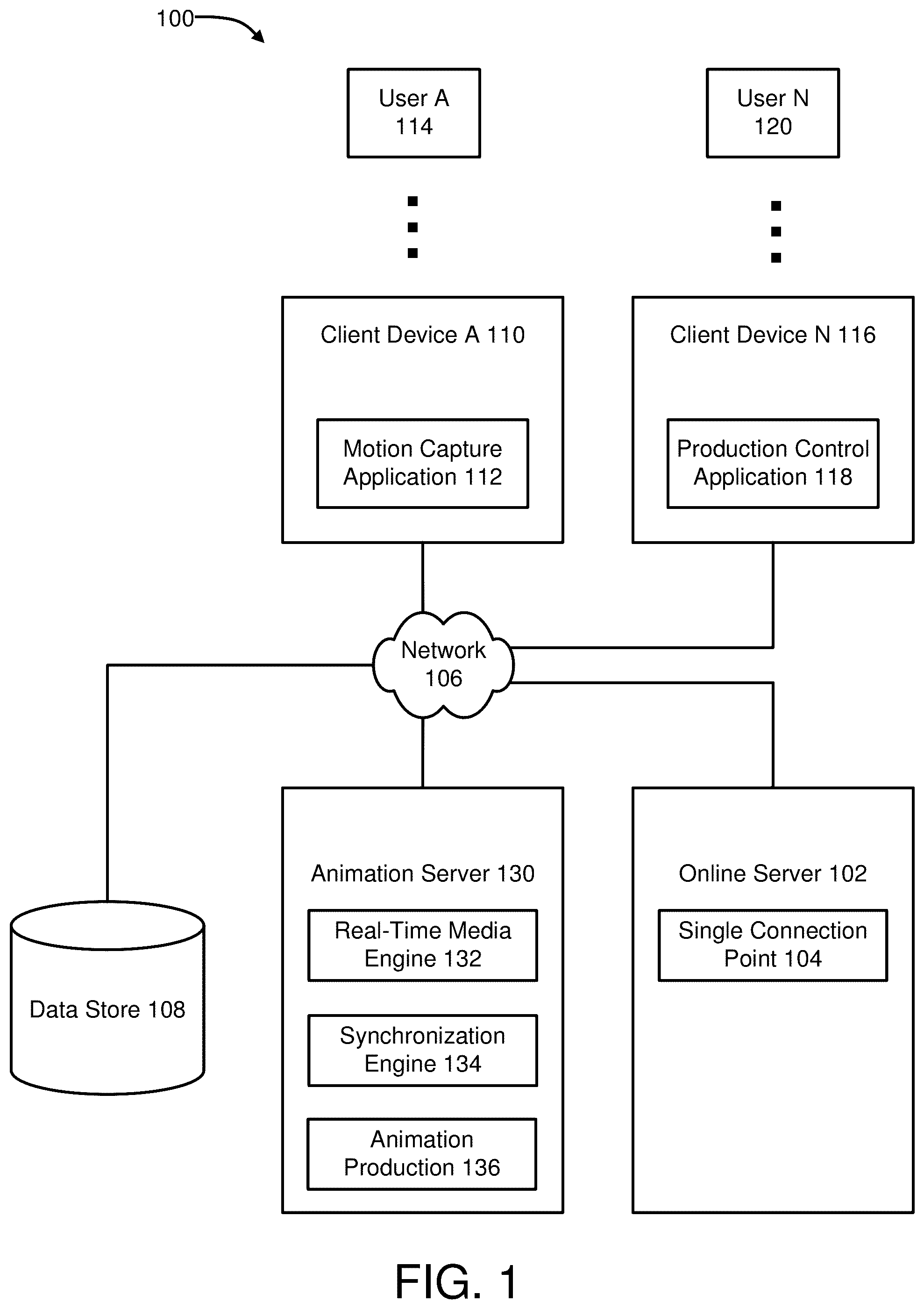 Patent US11847729 — Remote production collaboration tools — Figure 1