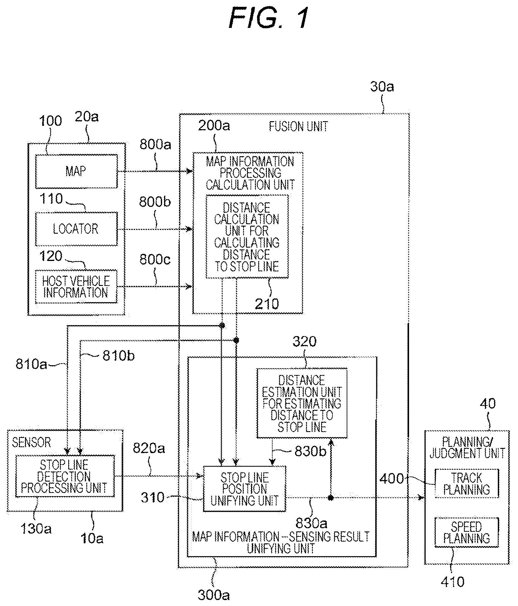 Patent US11847838 — Recognition device — Figure 1