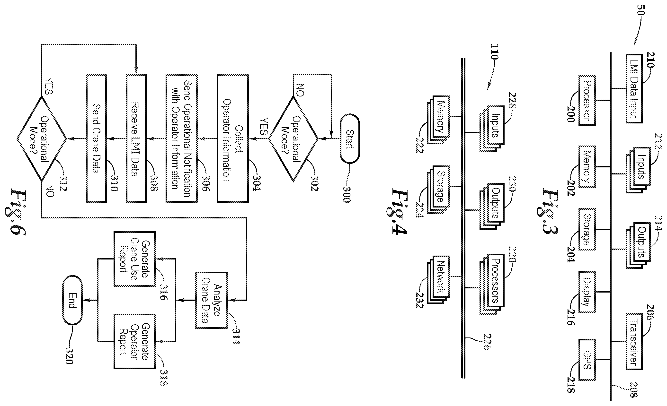 Patent US11847866 Figure 3 – Crane risk logic apparatus and system and method for use of same